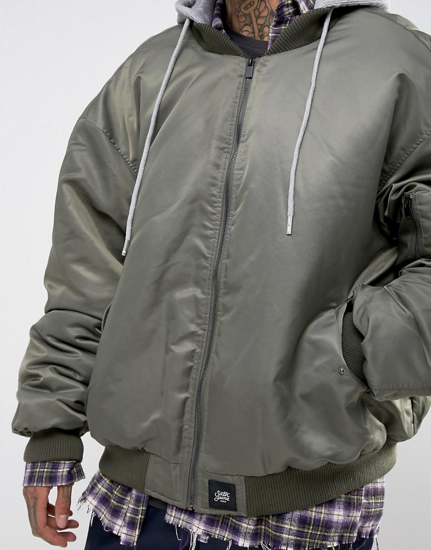 Sixth june oversized bomber discount