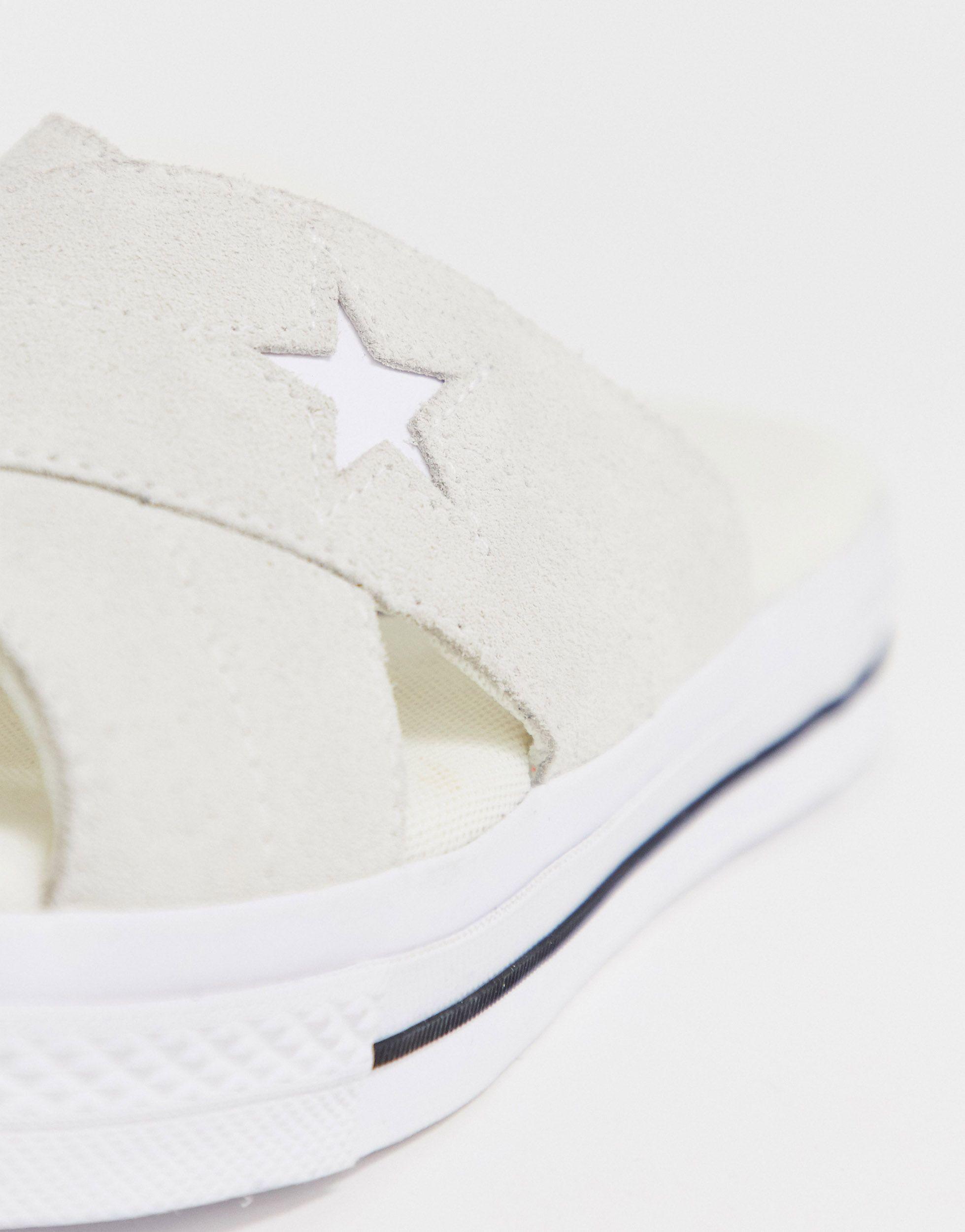 Converse Leather One Star Sandals | Lyst