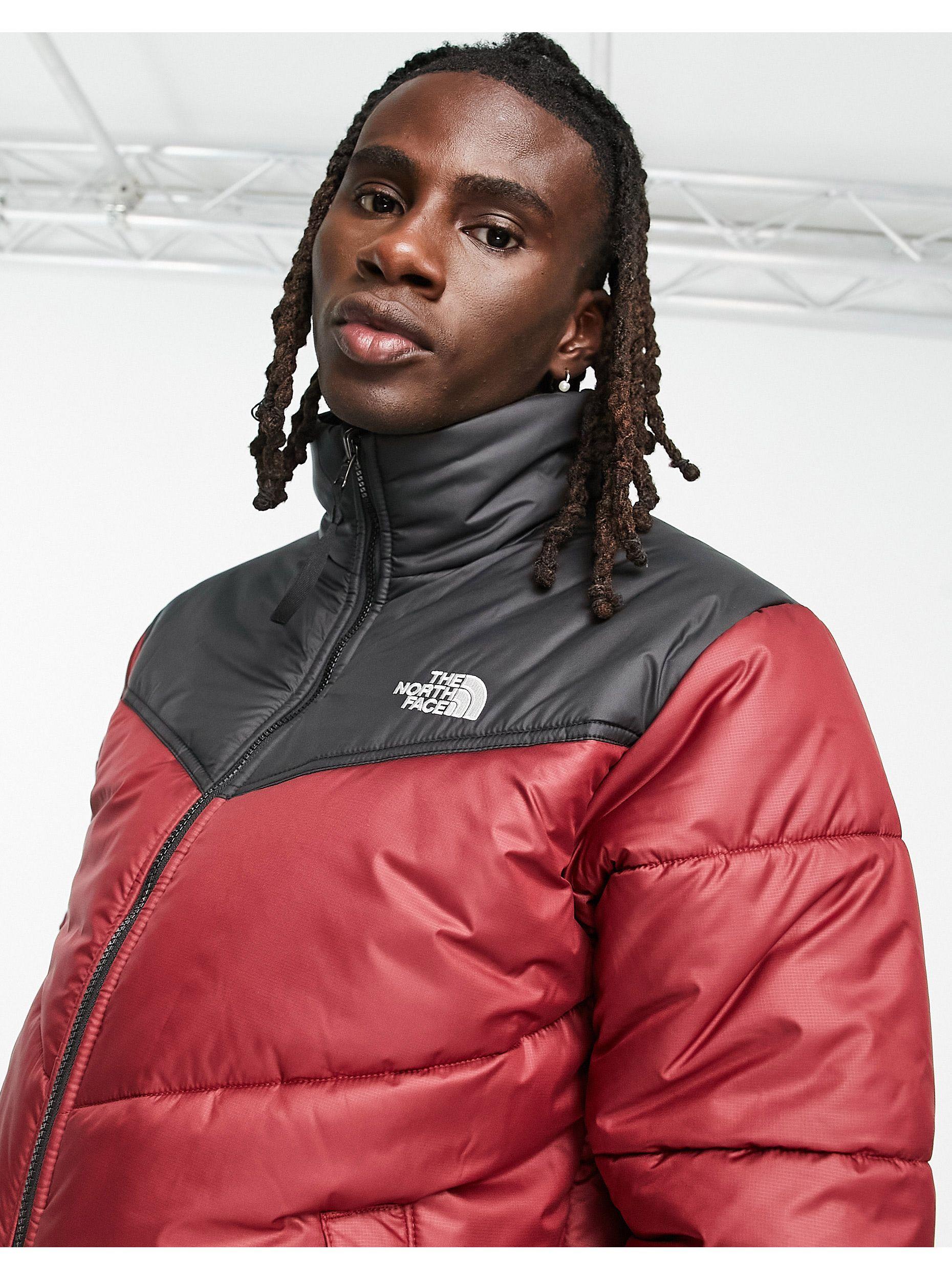 The North Face Saikuru Puffer Jacket in Red for Men | Lyst