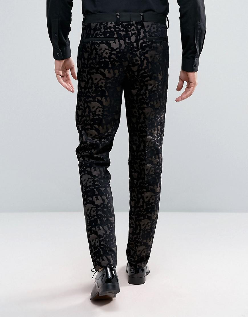 ASOS Synthetic Skinny Trousers In 