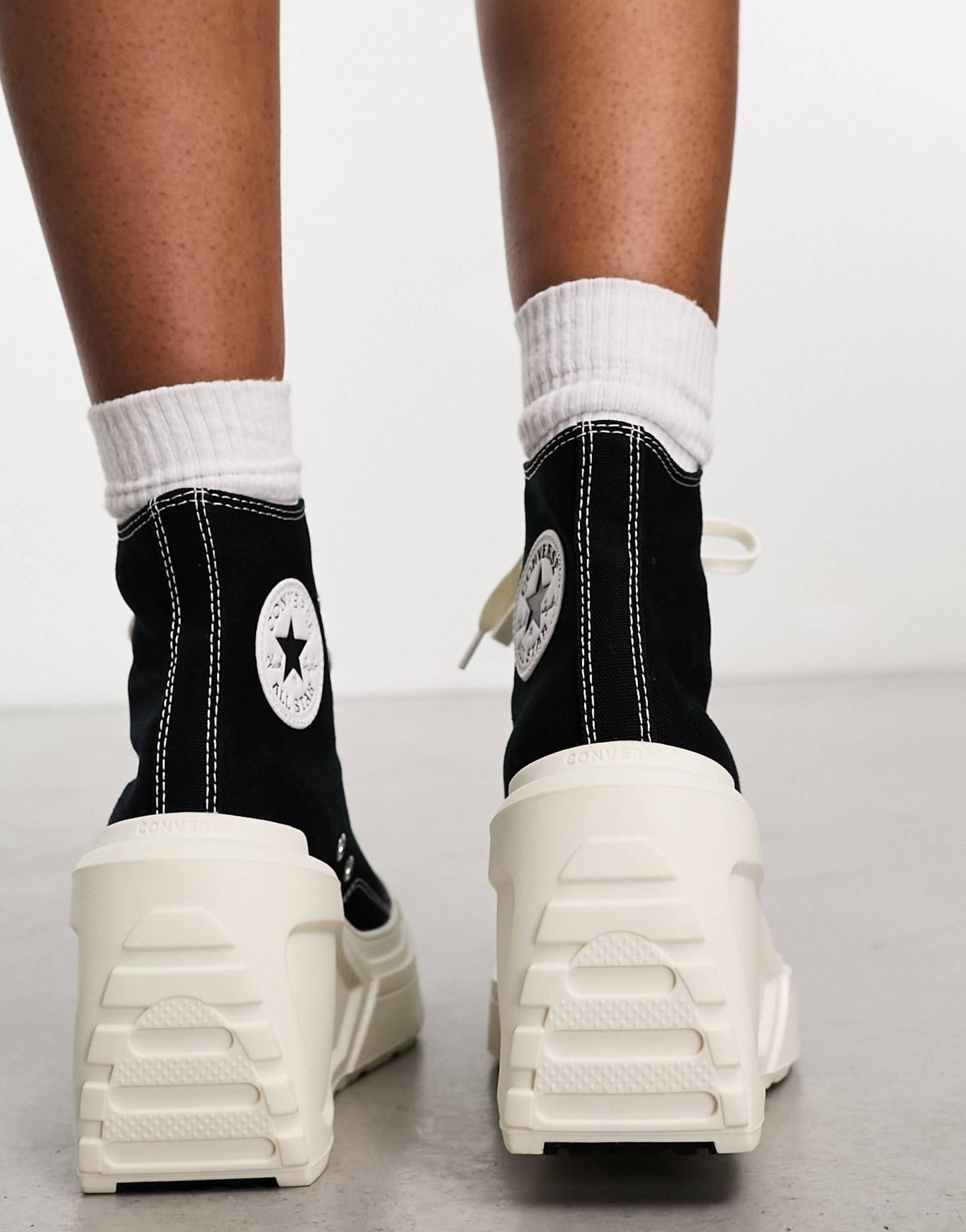 Converse Chuck 70 De Luxe Wedge Hi Heel Sneakers in White Lyst