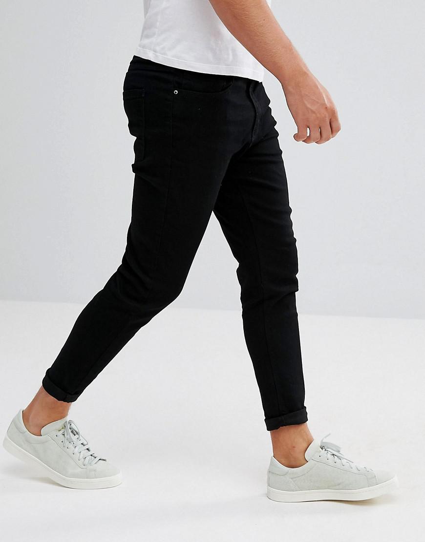 carrot fit black jeans