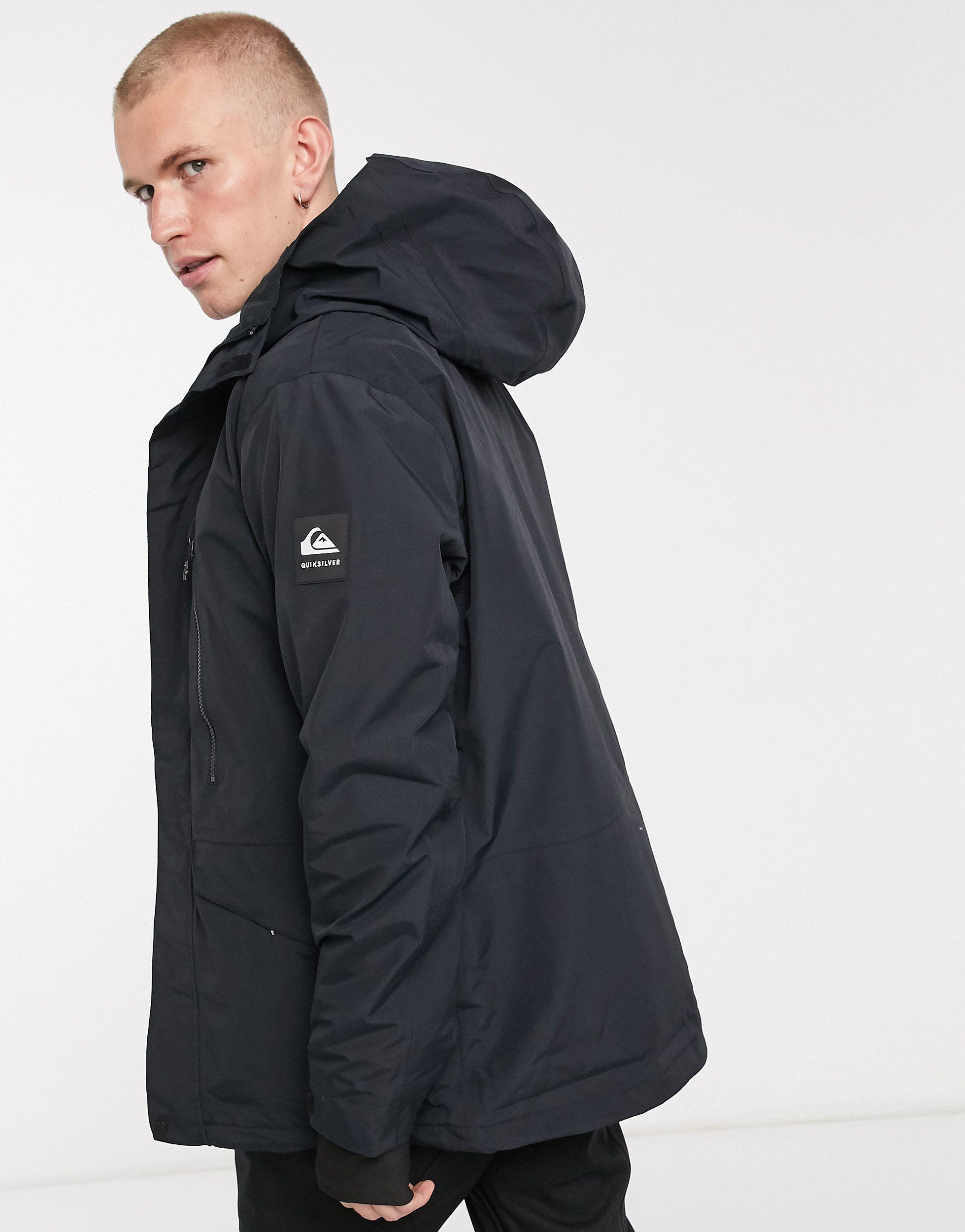 quiksilver black jacket