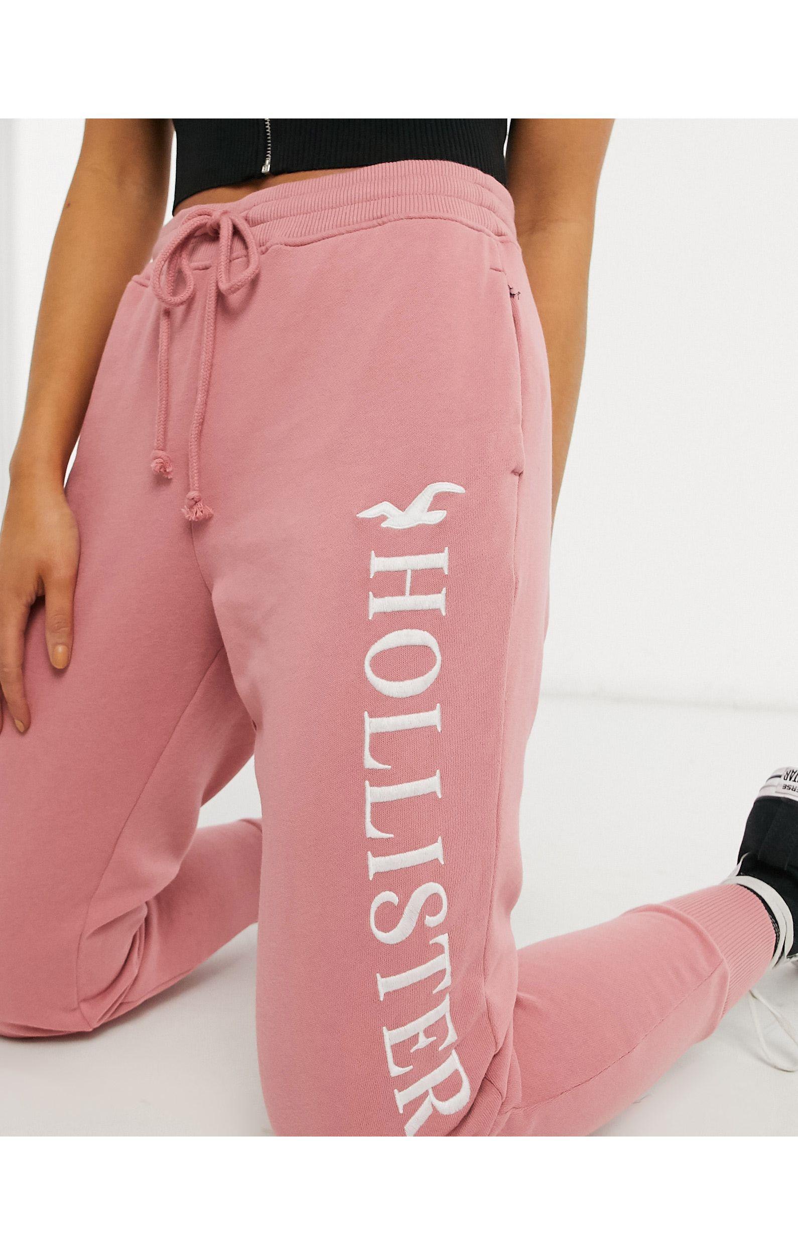 Hollister Cotton Side Logo jogger in 