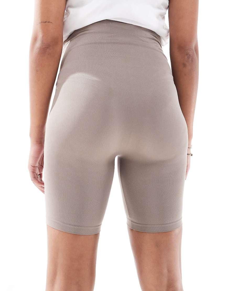 Mamalicious Maternity Seamless Shorts in White Lyst UK