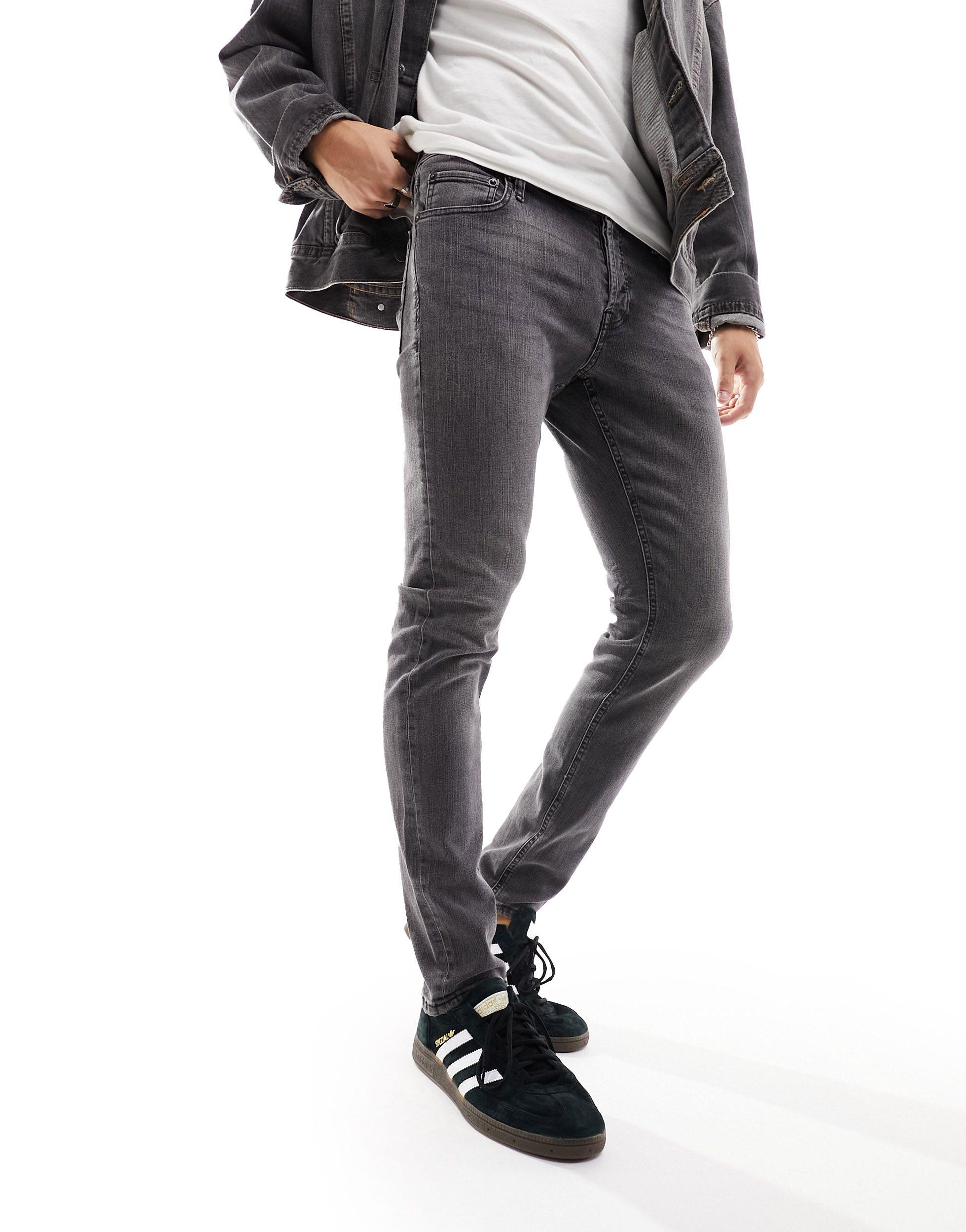 Jack & Jones Glenn Slim Jeans in Gray for Men | Lyst