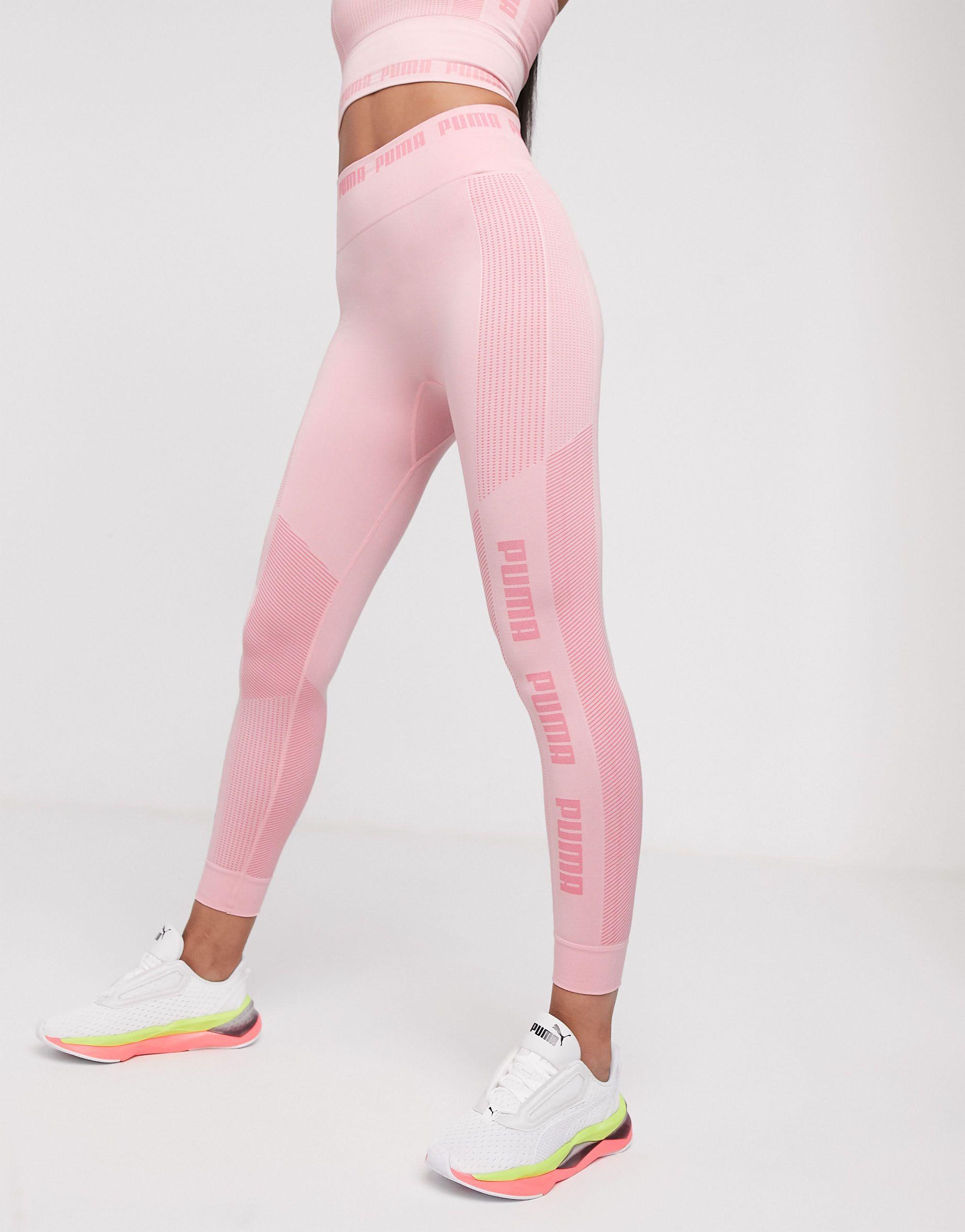 PUMA Seamless leggings in Pink