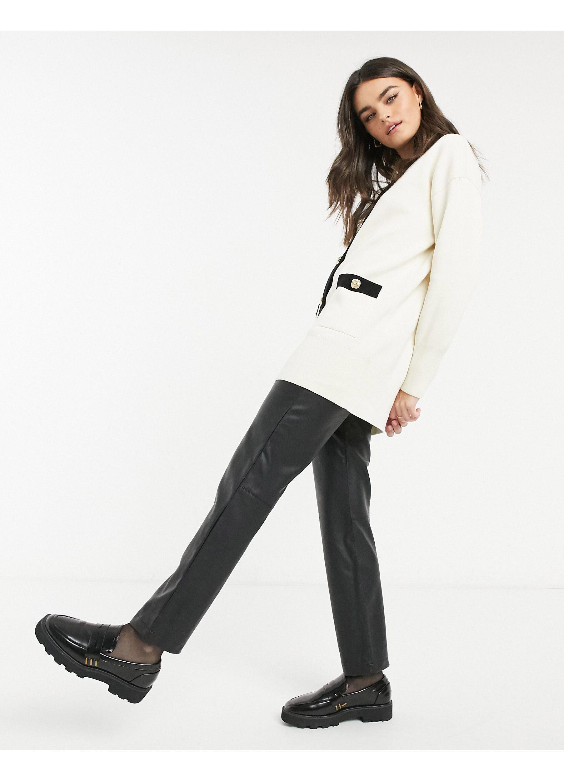 Cotton Oversized Gold Button Cardigan 