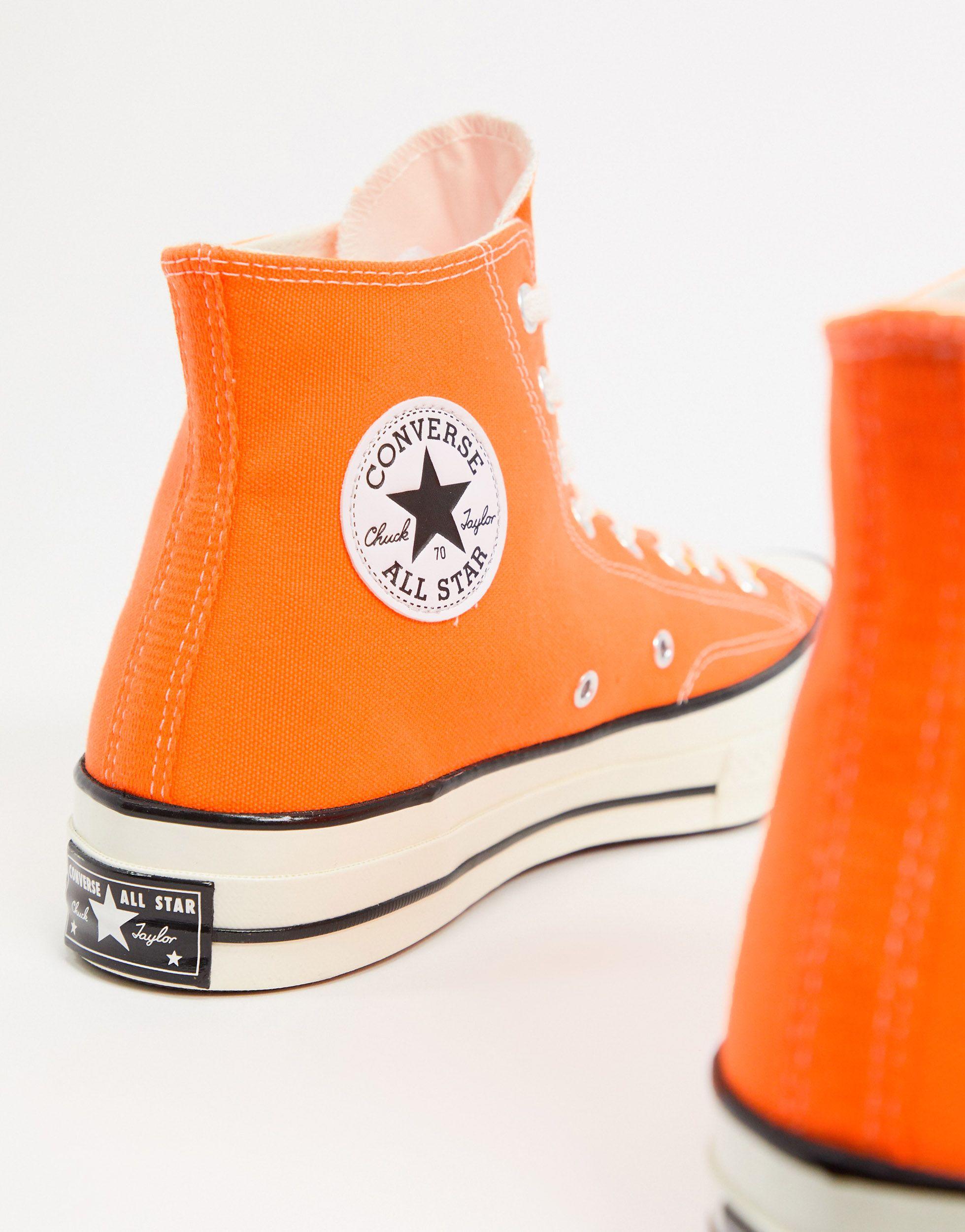converse orange chuck taylor