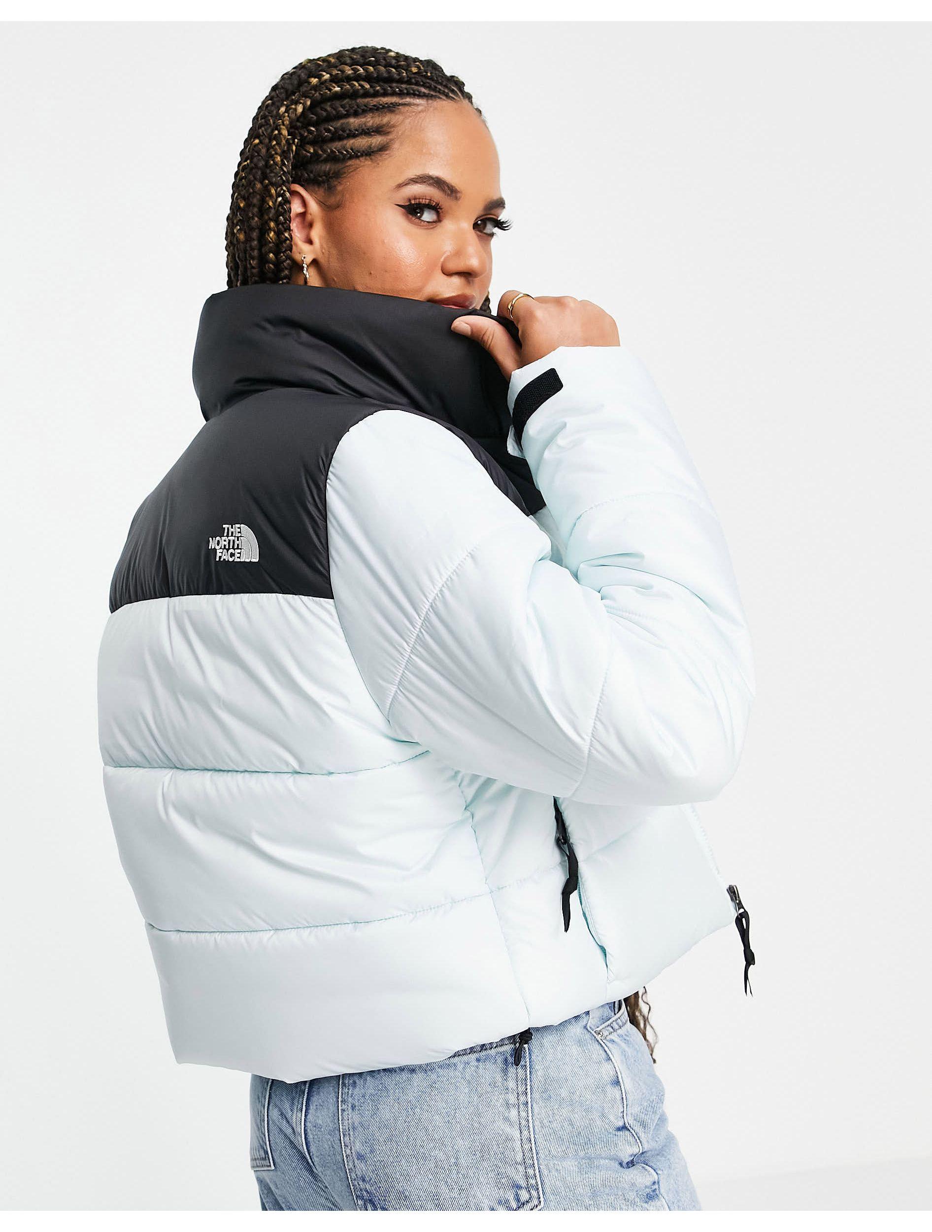 The North Face Saikuru Cropped Jacket in Blue - Lyst