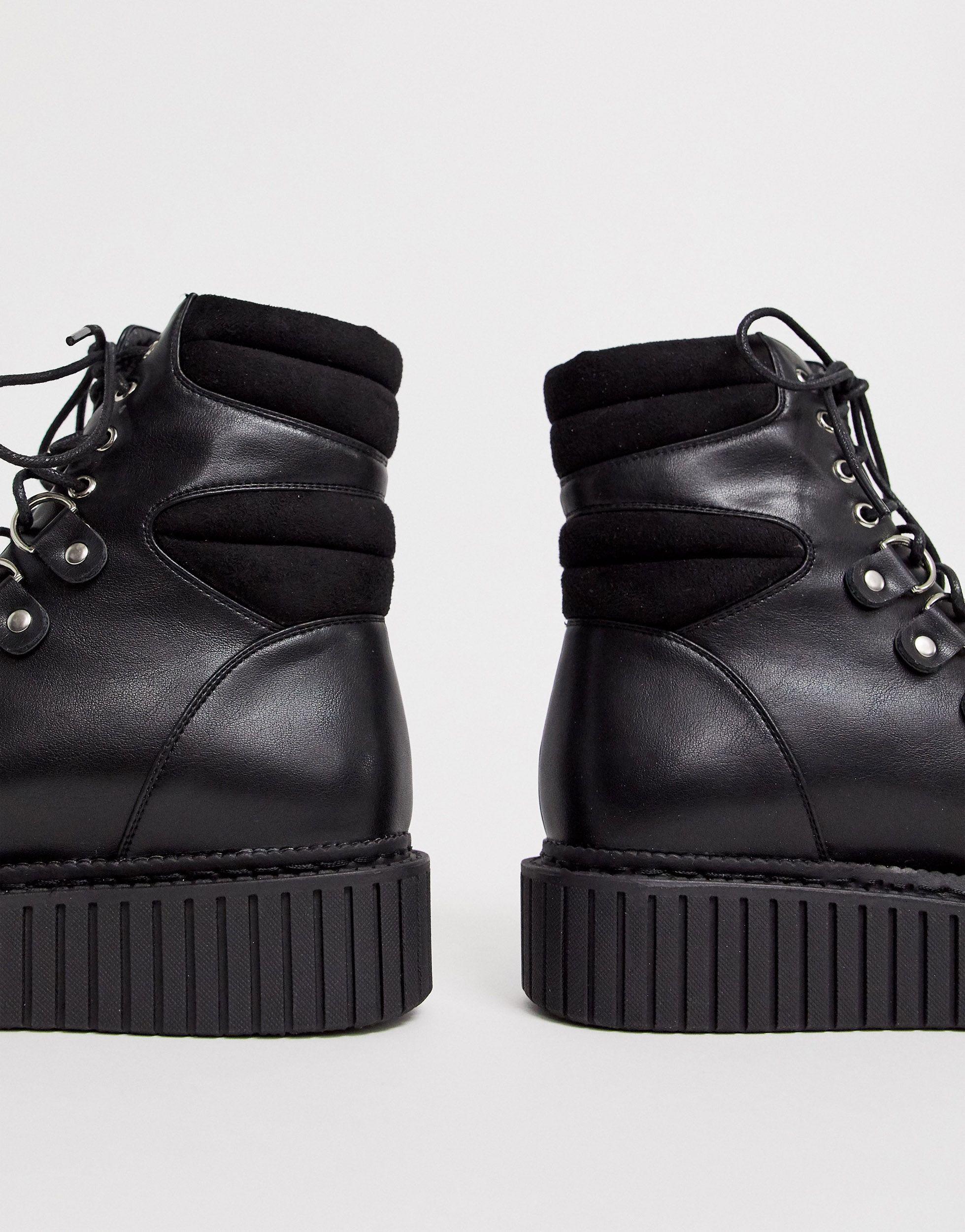creeper sole boots
