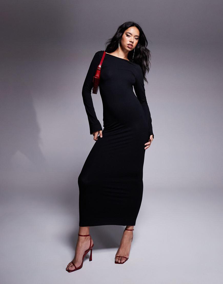 asos long sleeve maxi dress Design Dresses Elevate your style with this versatile dress ASOS DESIGN cotton shirred maxi