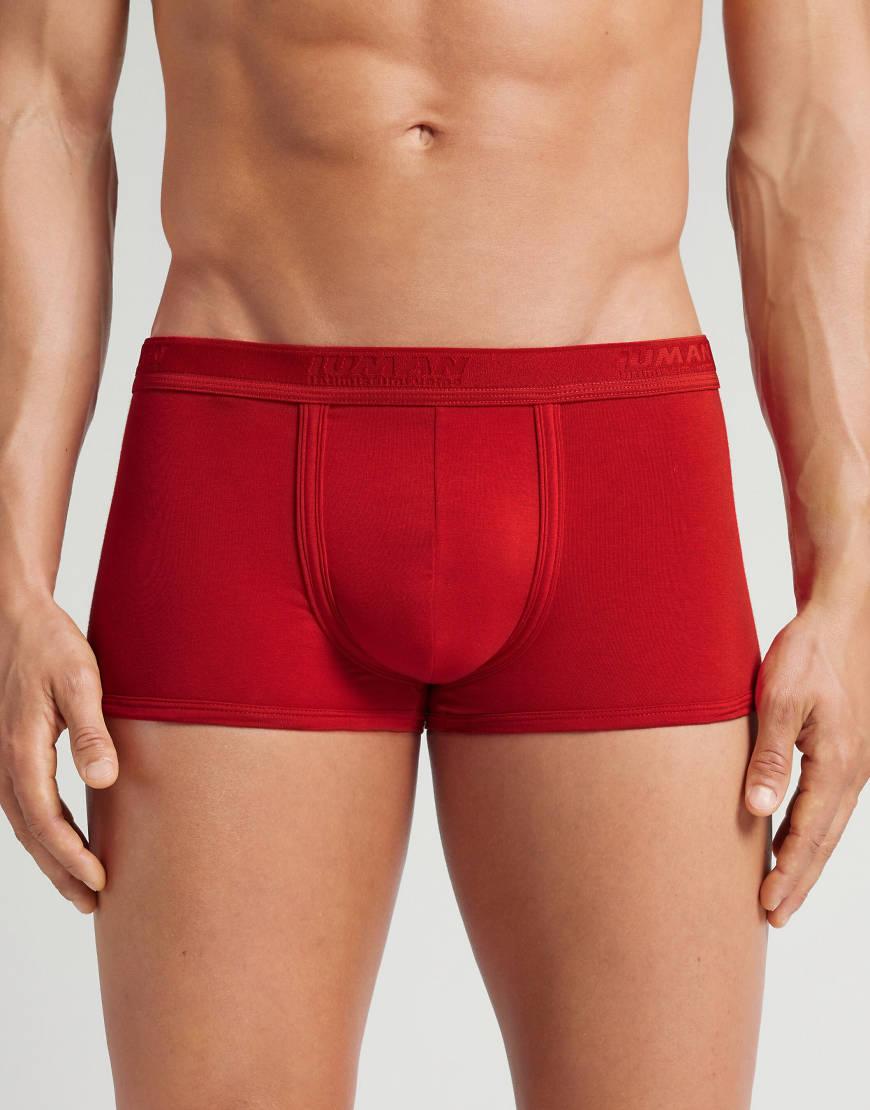 Intimissimi Superior Cotton Boxers With Logo in Red for Men Lyst UK