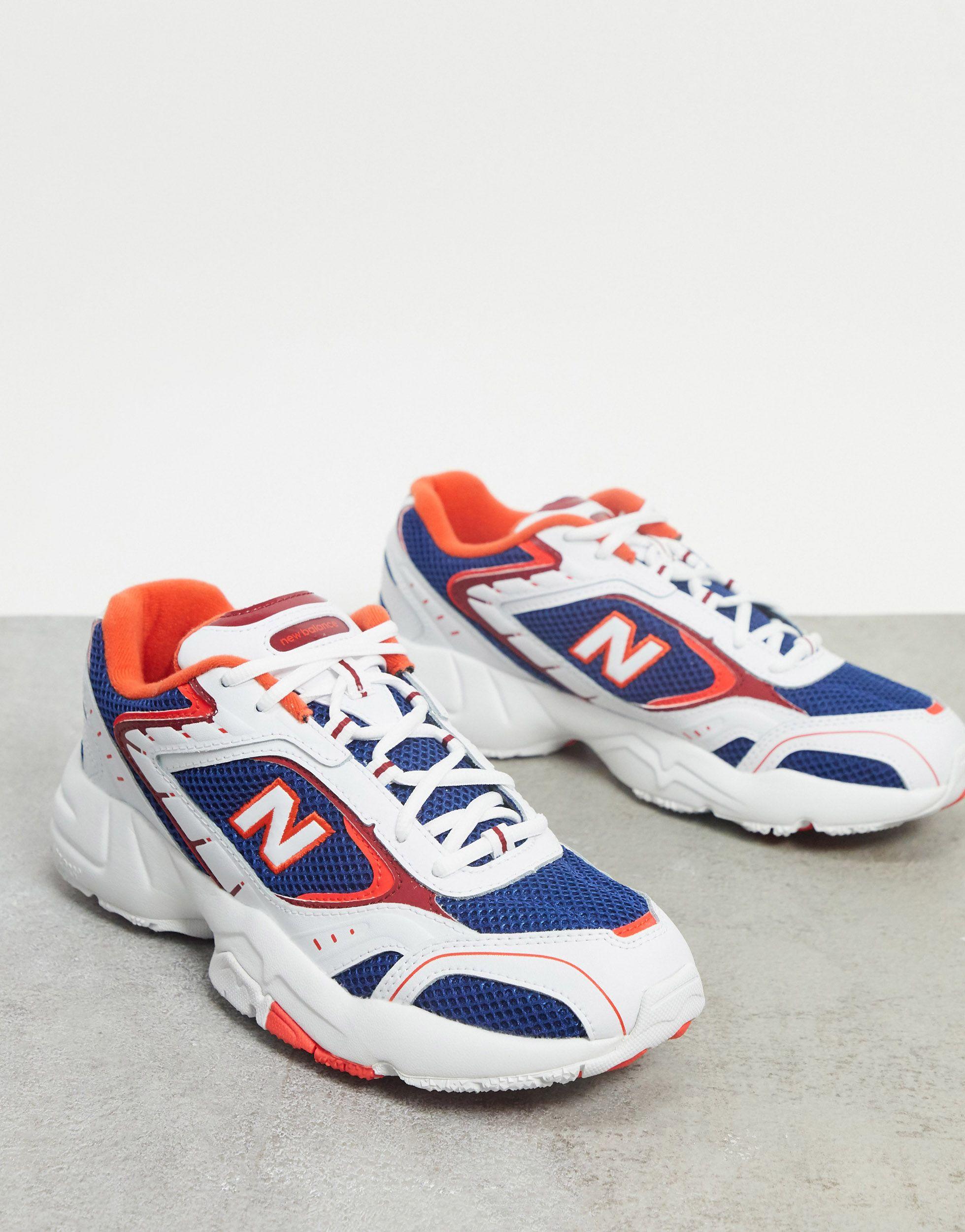 new balance 452 white trainers