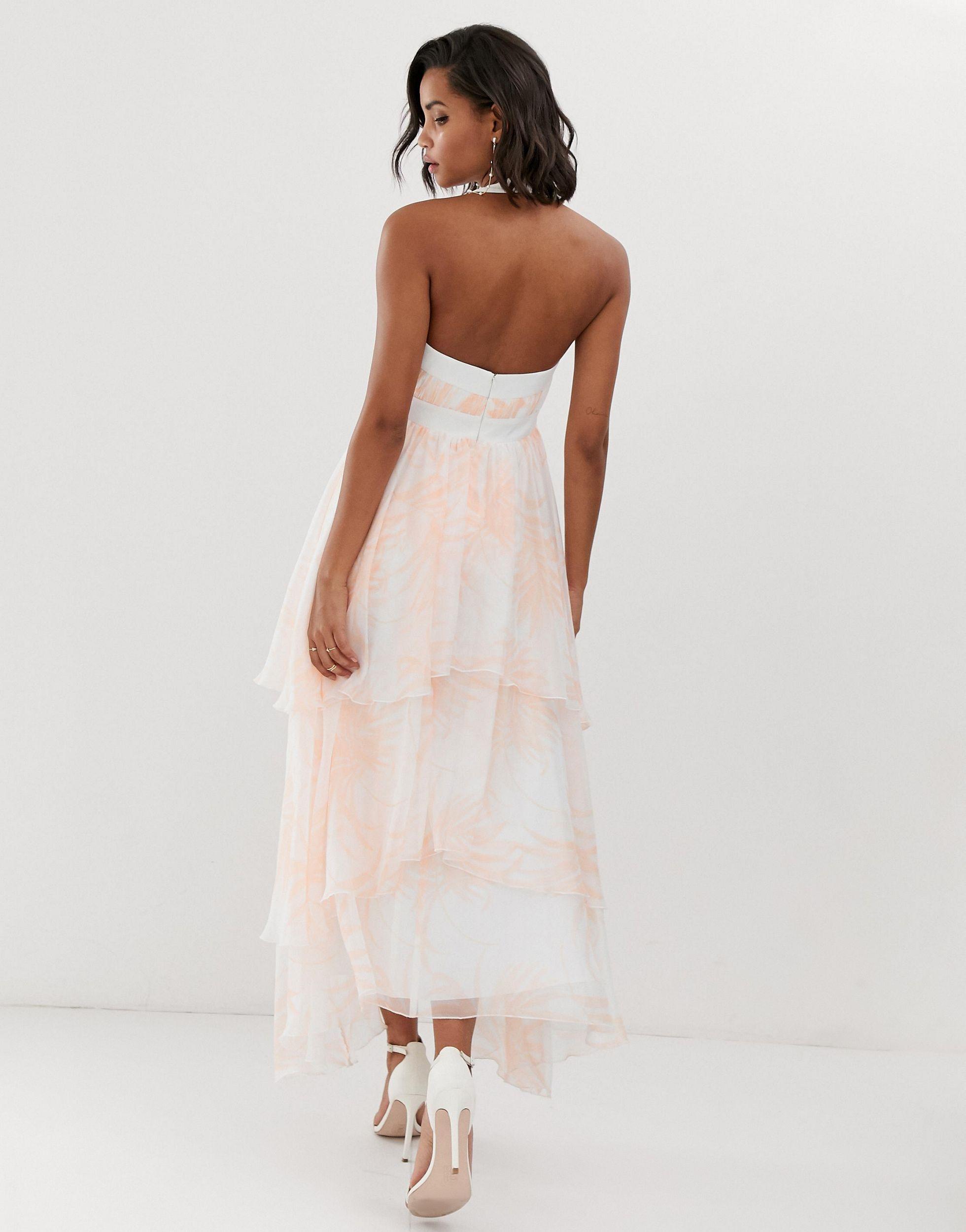 yas tiered maxi dress