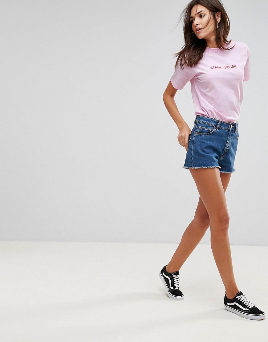 Adolescent Clothing Cotton Stand Offish T Shirt In Pink Lyst Adolescent Clothing Cotton Stand Offish T Shirt In Pink Lyst