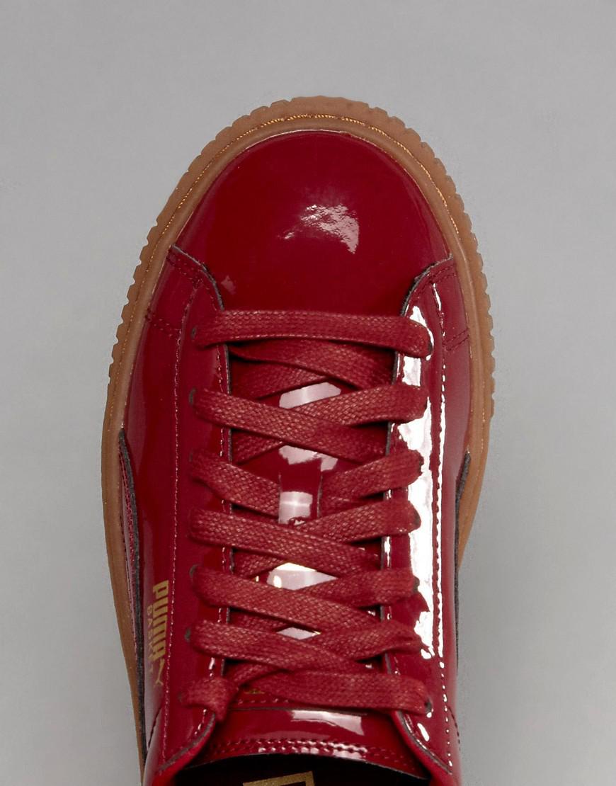 puma patent platform trainers