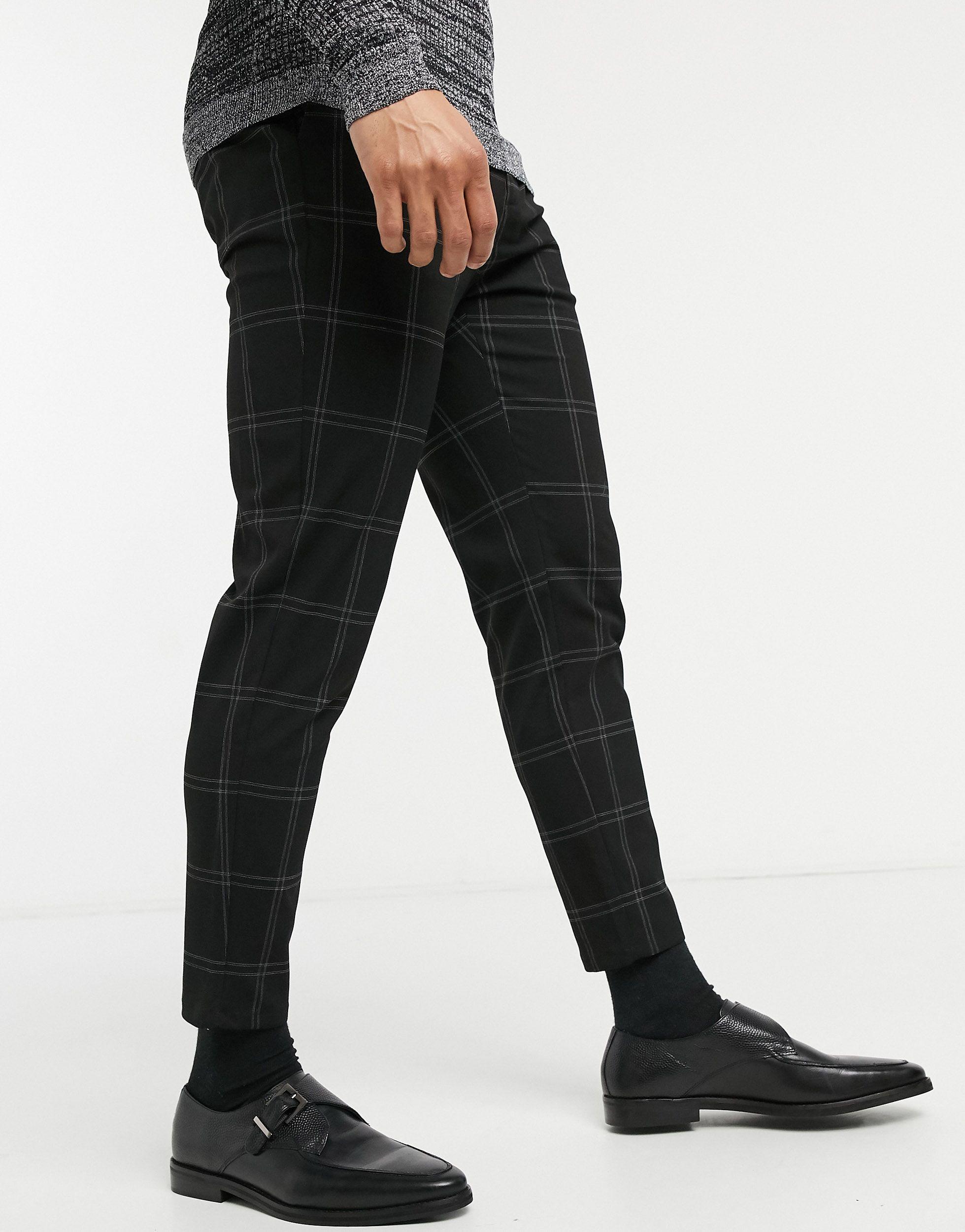 Bershka Wide-leg tailored trousers with rhinestone detail - 128225957-250