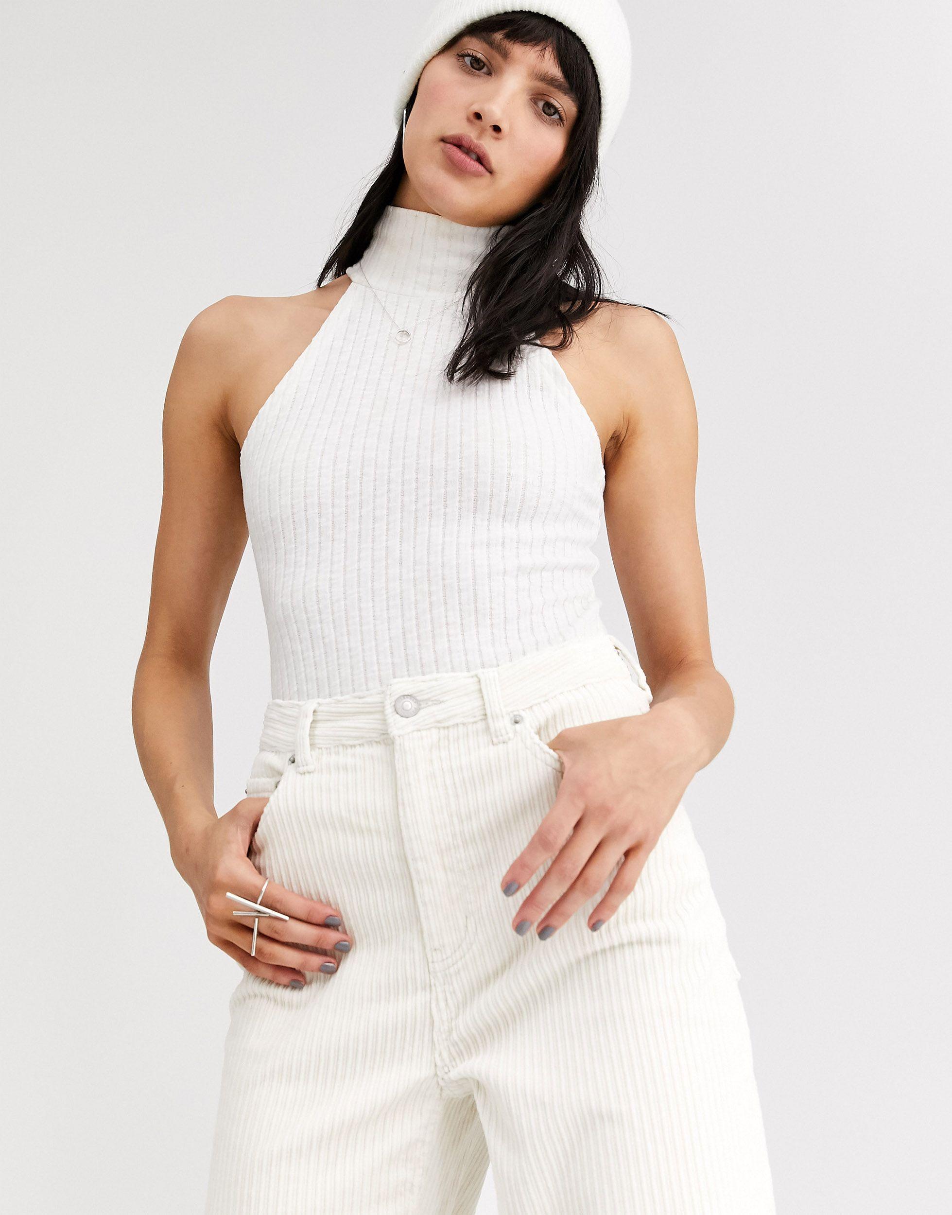 Weekday Flared Corduroy Trousers in 