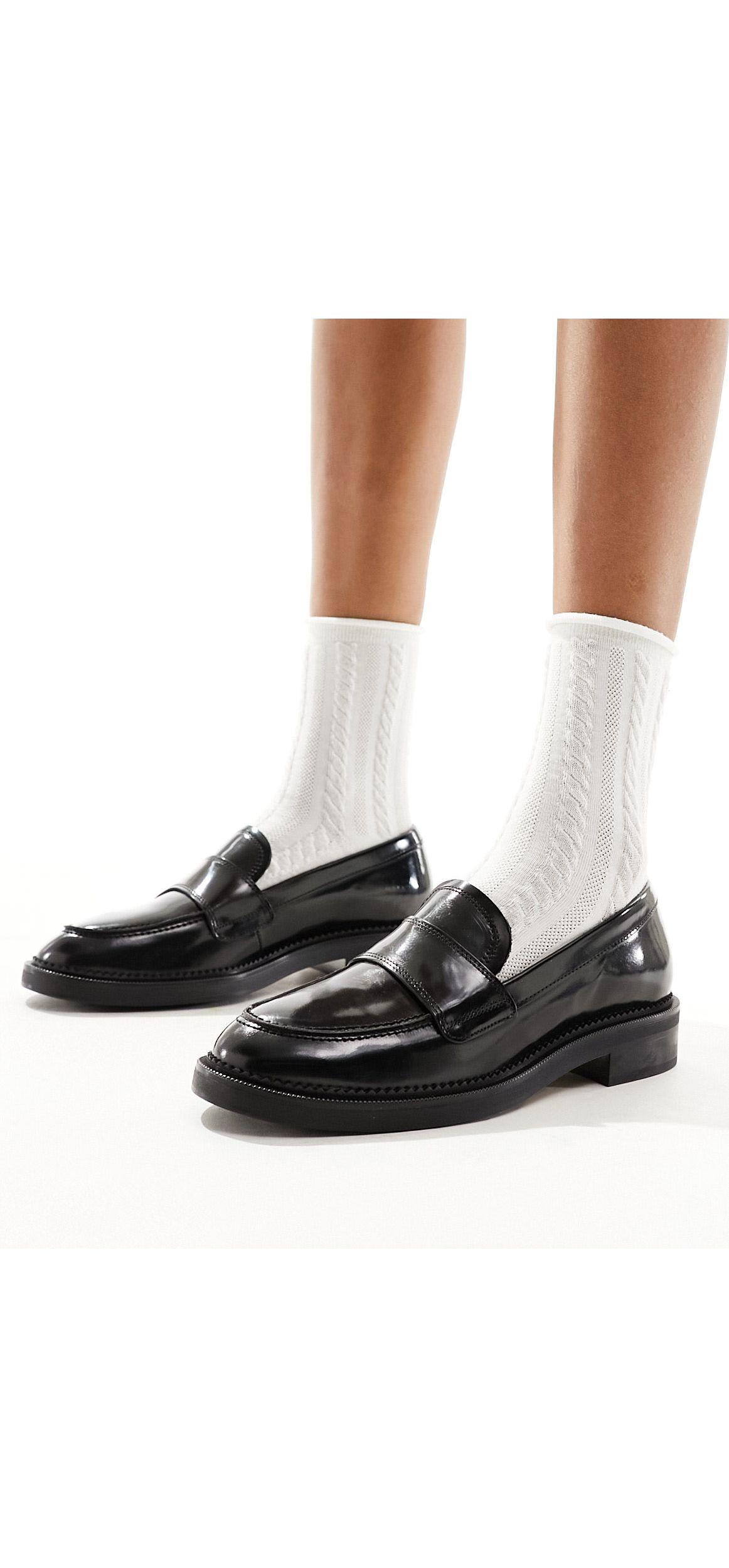 Other Stories Leather Loafers in Black Lyst UK