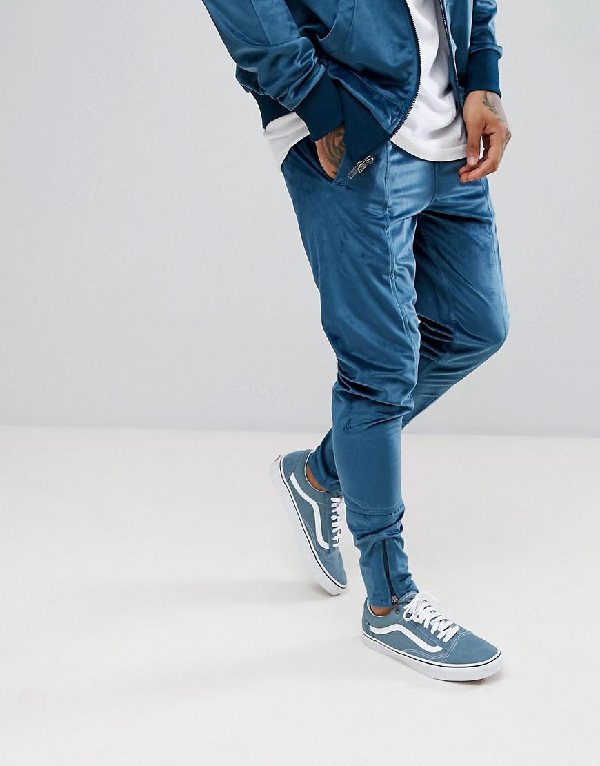 mens joggers with zip legs