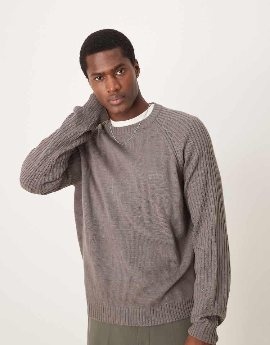 Boxy Jumper Asos Crew Neck Jumper ASOS Oversized Boxy Fit