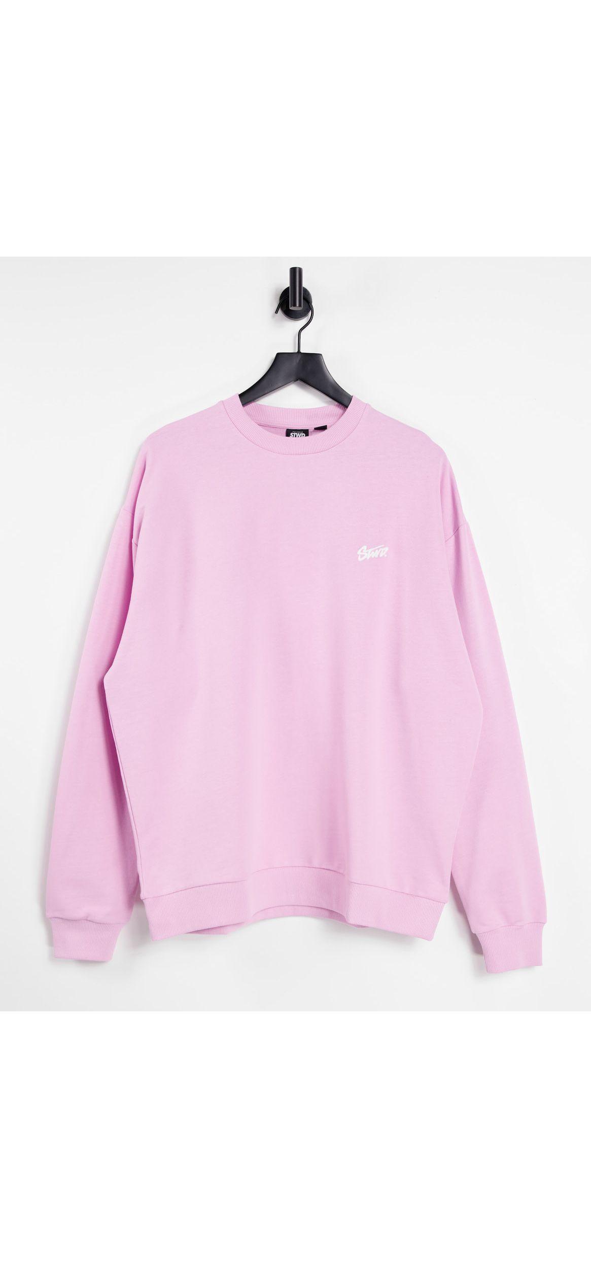 pull and bear pink sweatshirt