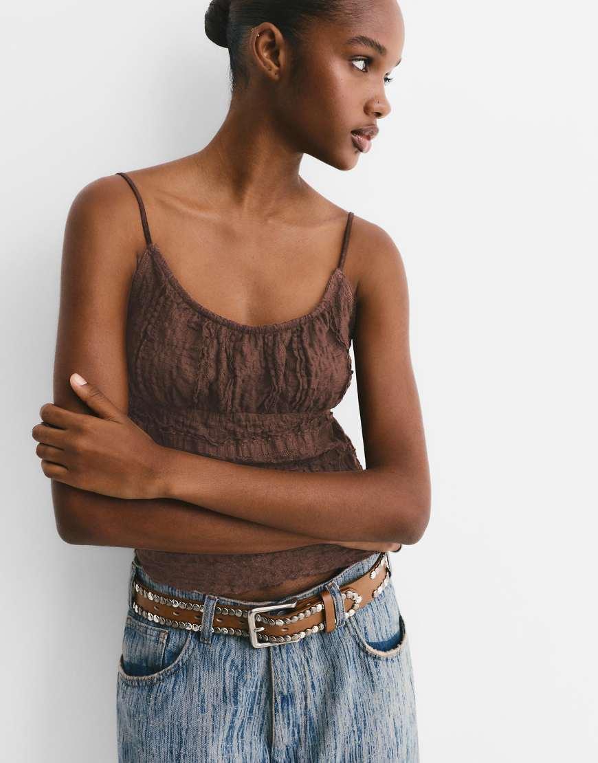 Brown Sleeveless and tank tops for Women Lyst Page 12