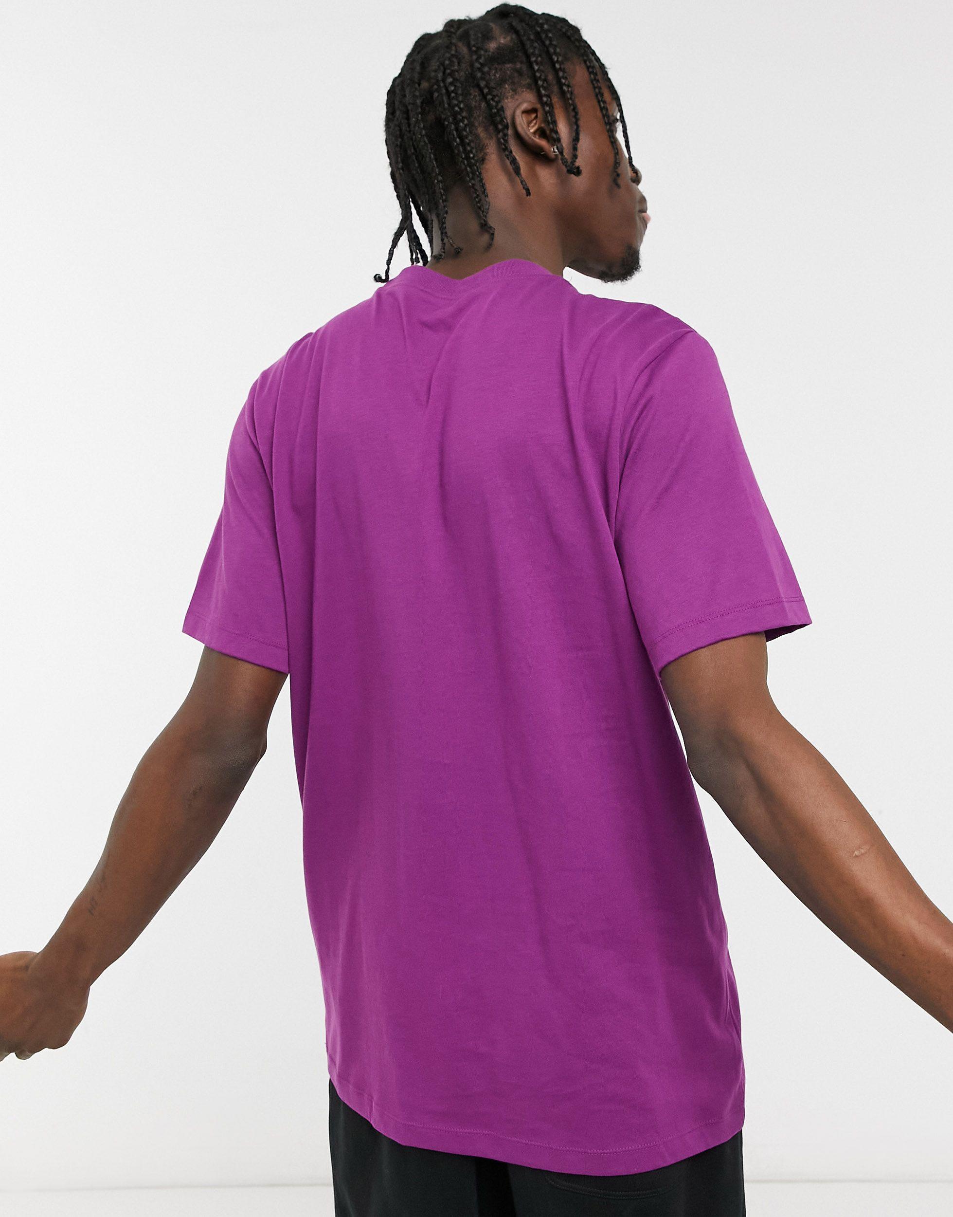 Nike Club T-shirt in Purple for Men | Lyst