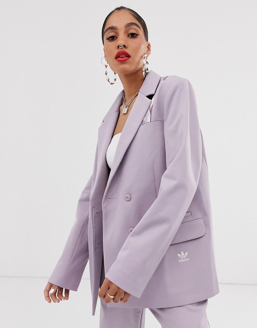 adidas Originals Cotton X Danielle Cathari Deconstructed Blazer In Soft  Vision in Purple | Lyst