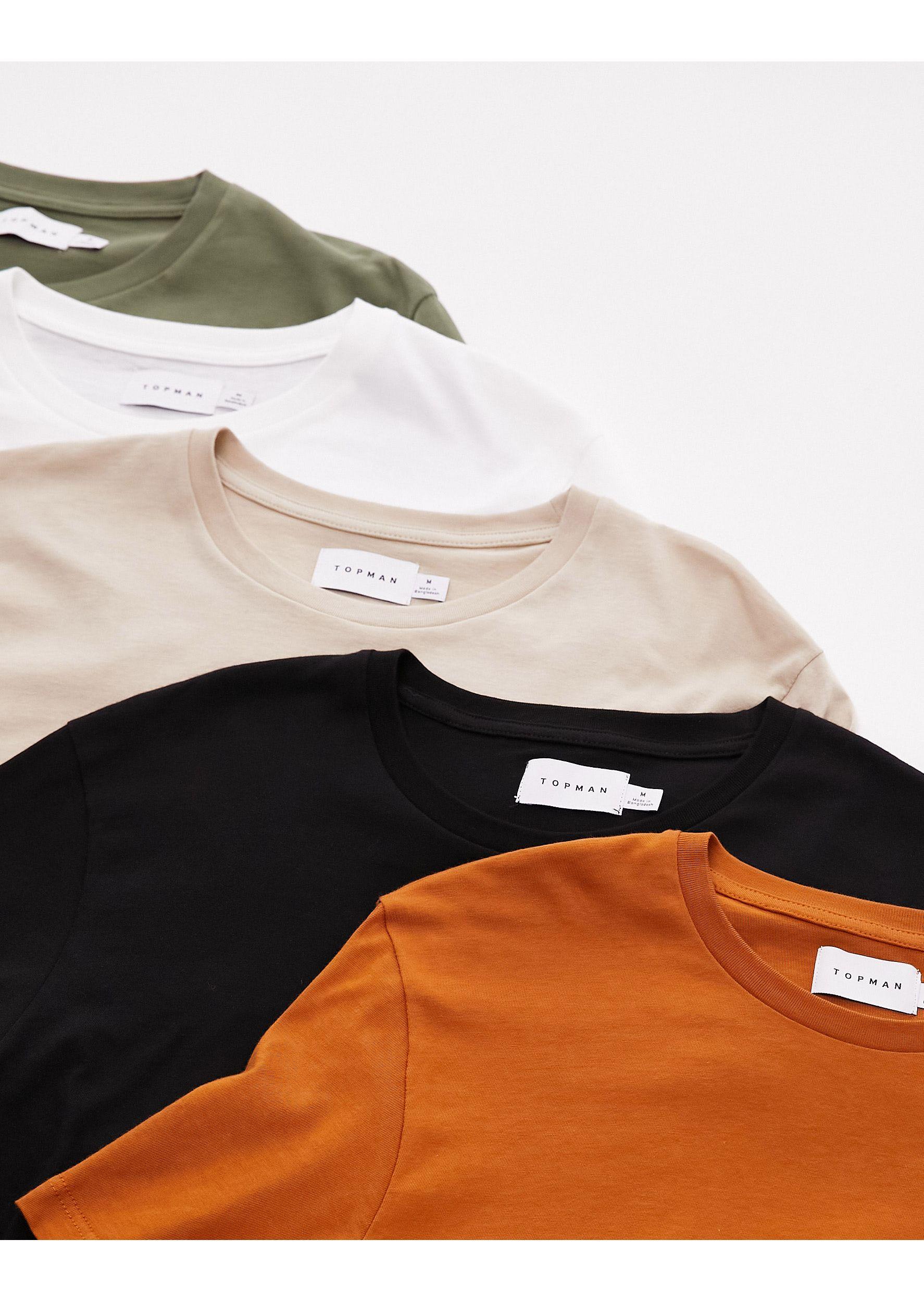Topman crew outlet neck t shirt
