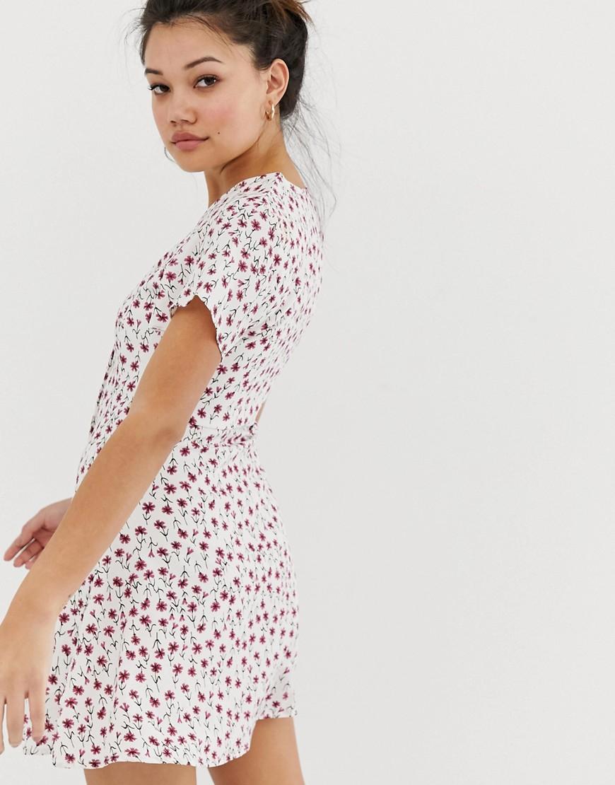 vintage floral tea dress