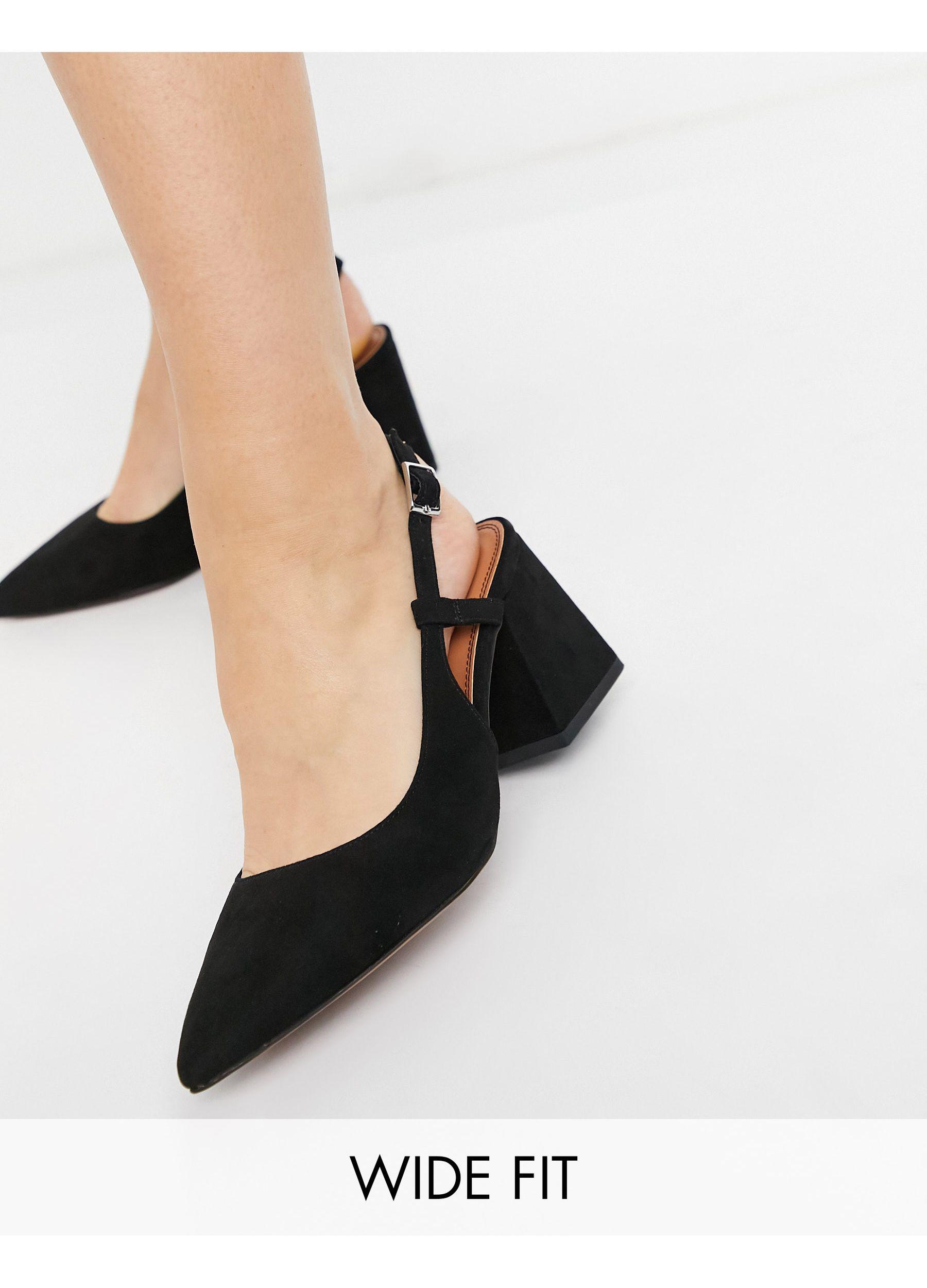 ASOS DESIGN Sadie mary jane block heels in black | ASOS