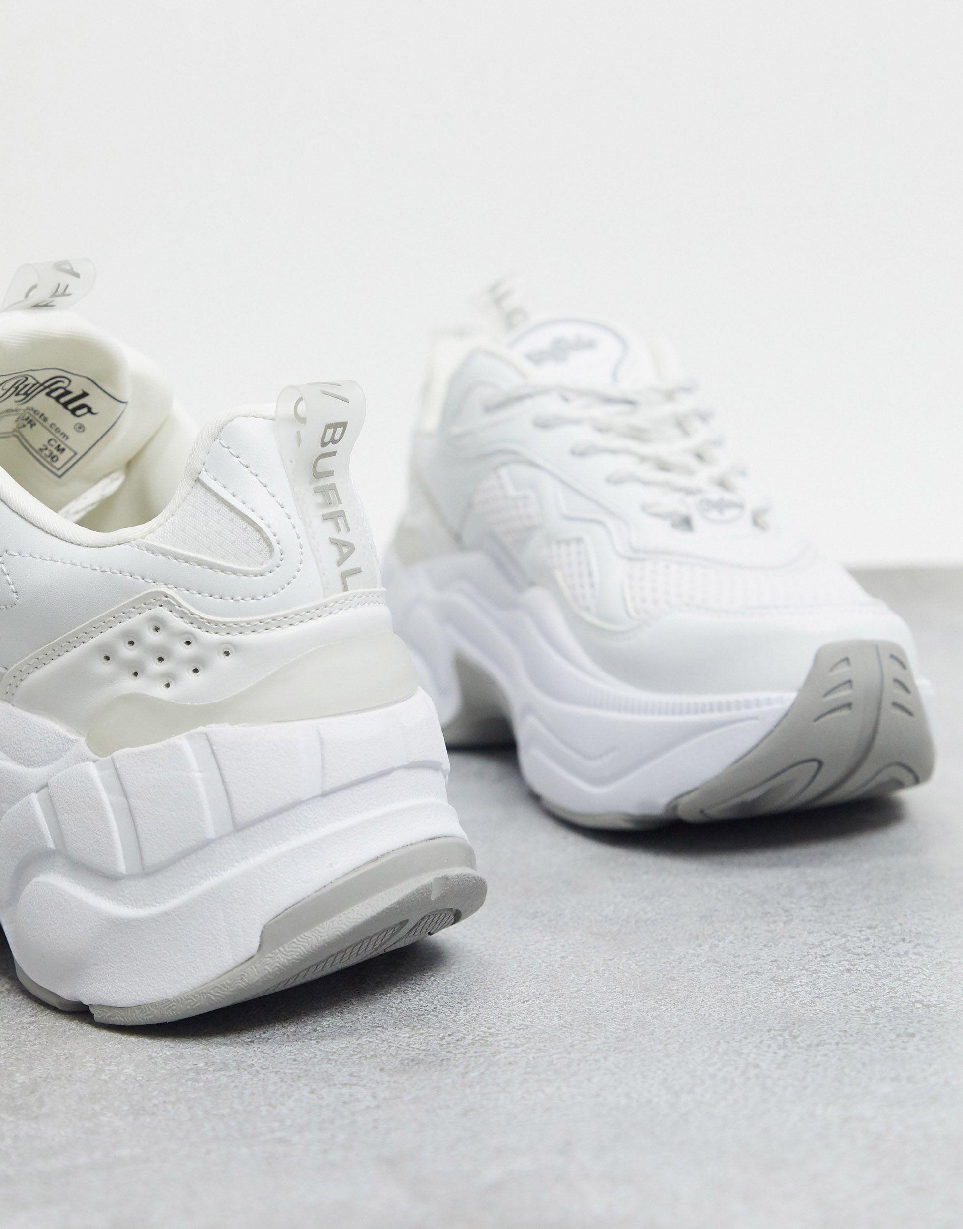 Buffalo Crevis P1 Buffalo Fierce Sneaker In White What Are Pre