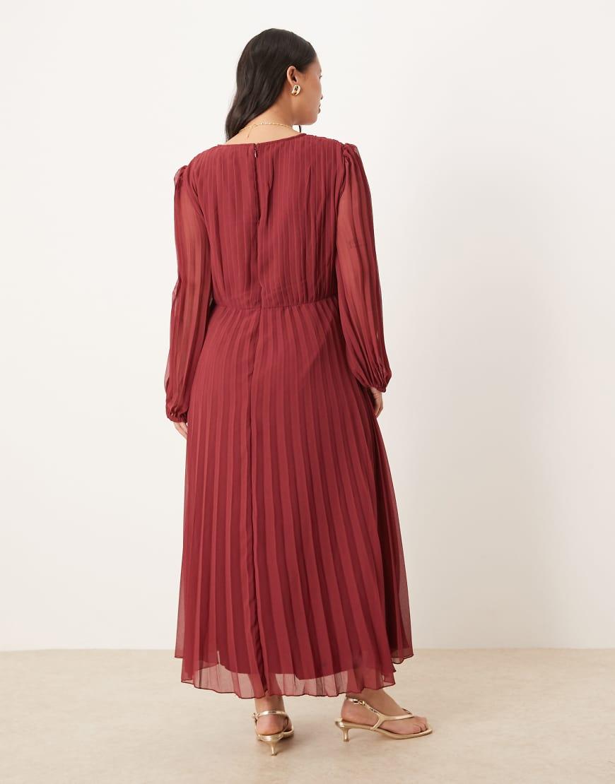 strapless open back dress Pleated Bustier Midi Dress