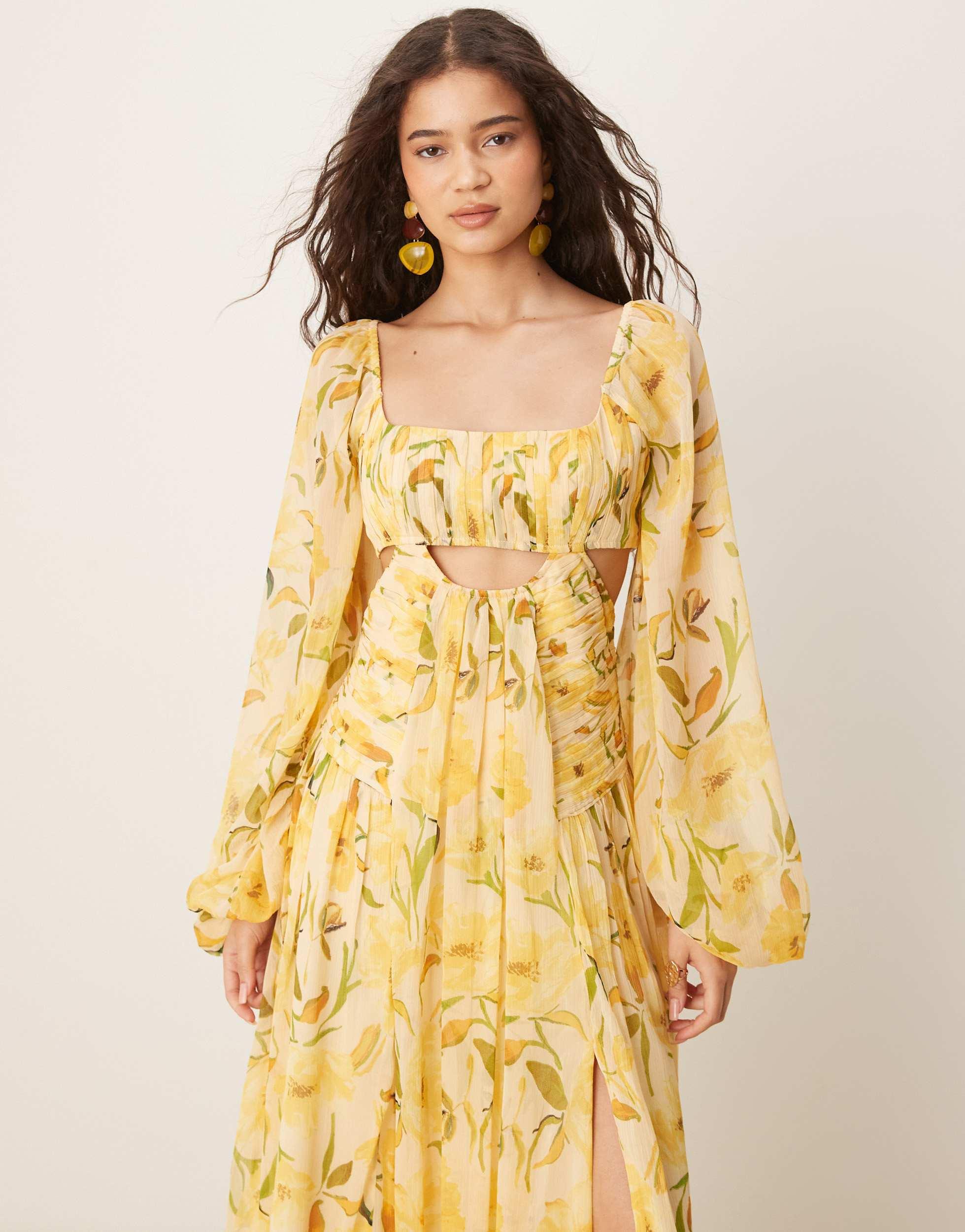long sleeve white linen dress Jolie Dress