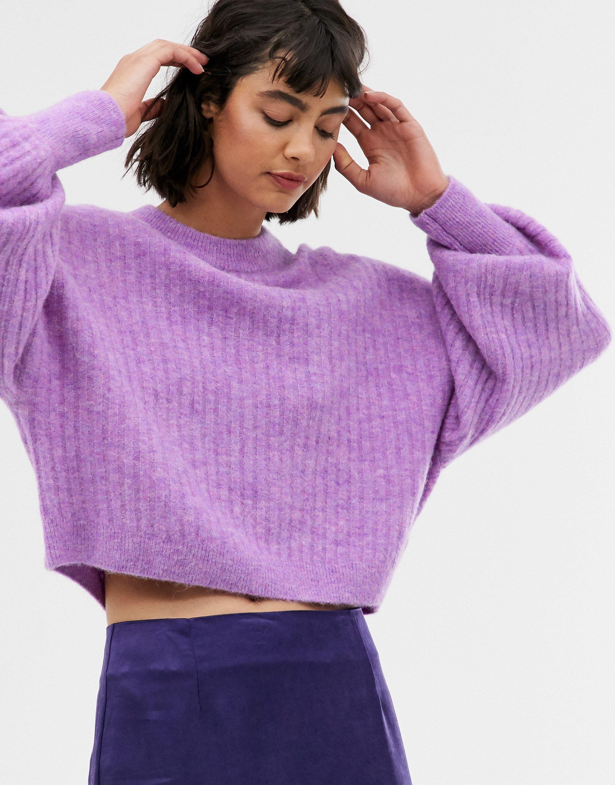 other stories balloon sleeve sweater