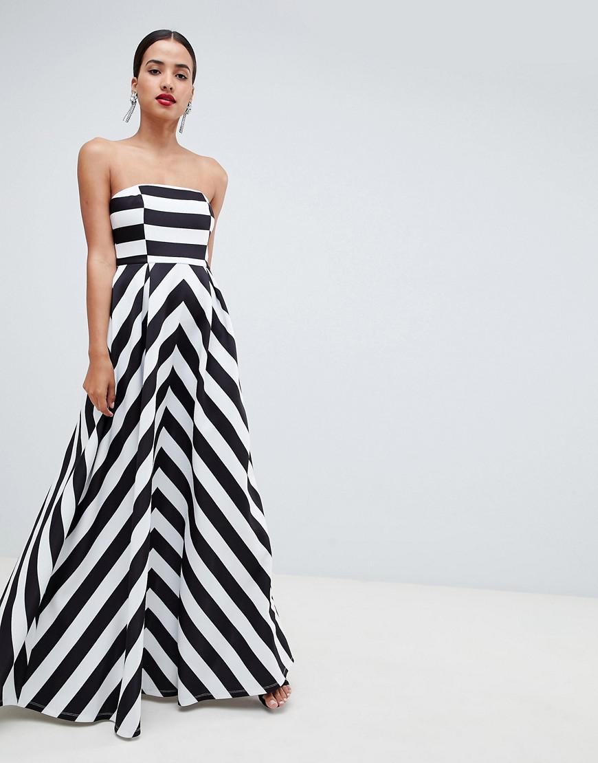 asos striped maxi dress