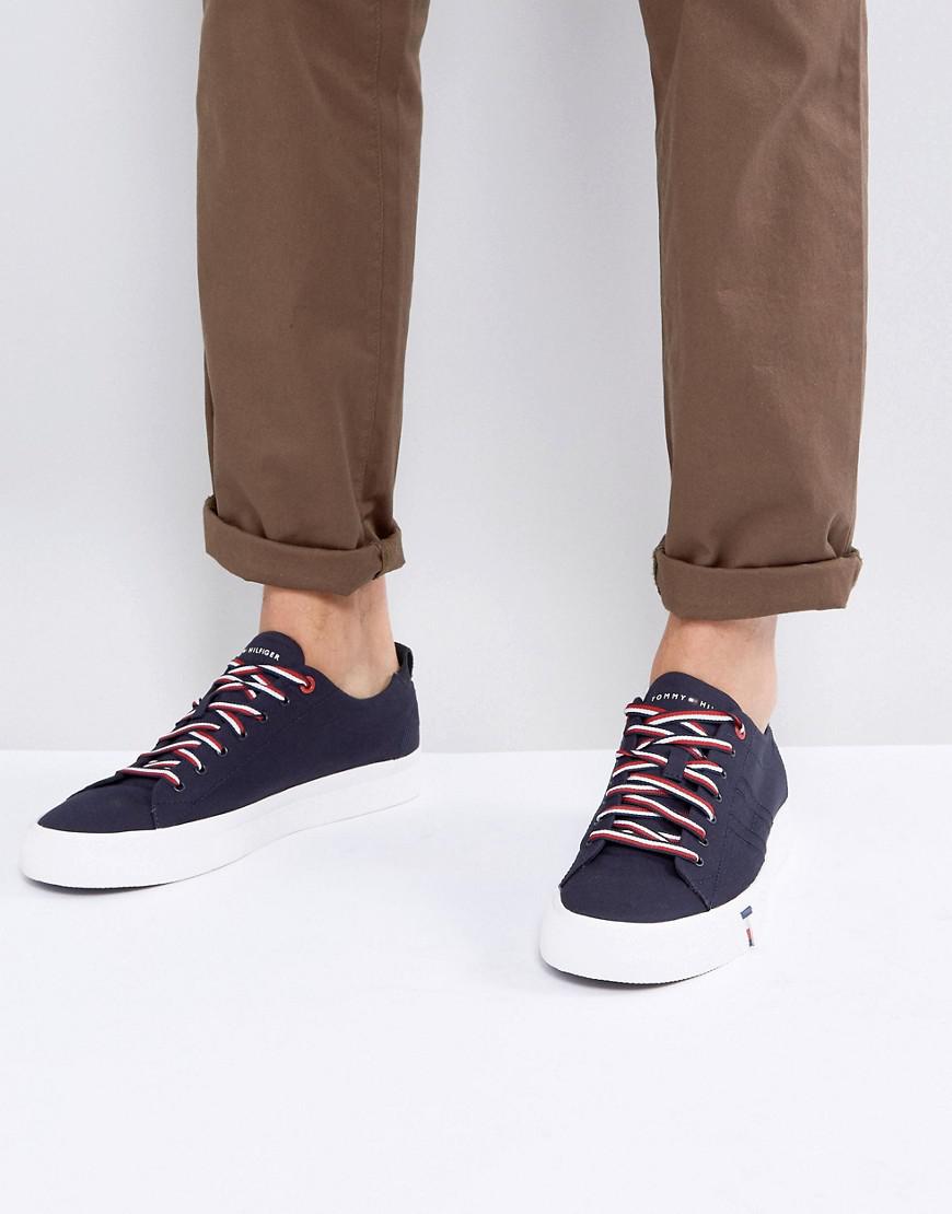 tommy hilfiger canvas sneakers