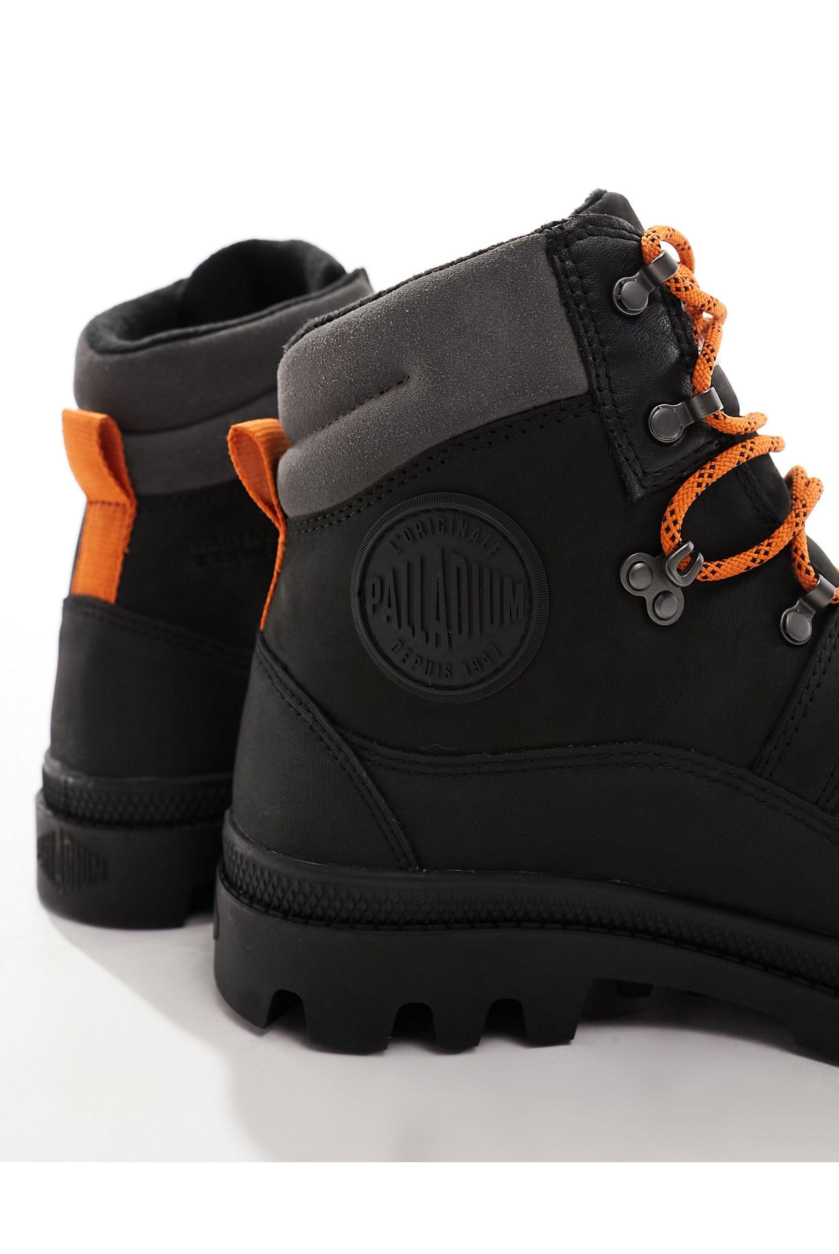 Palladium hot sale orange boots