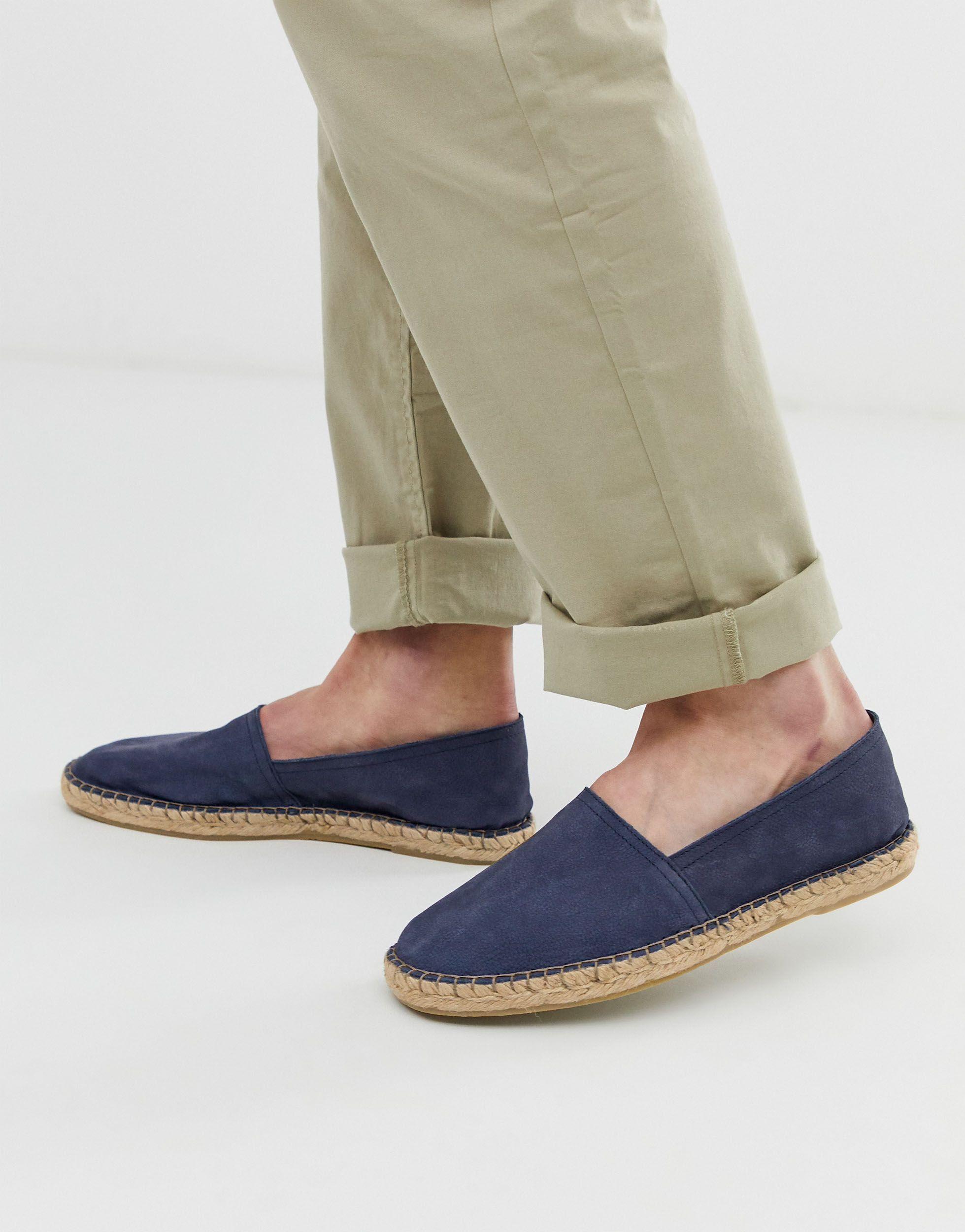 office leather espadrilles