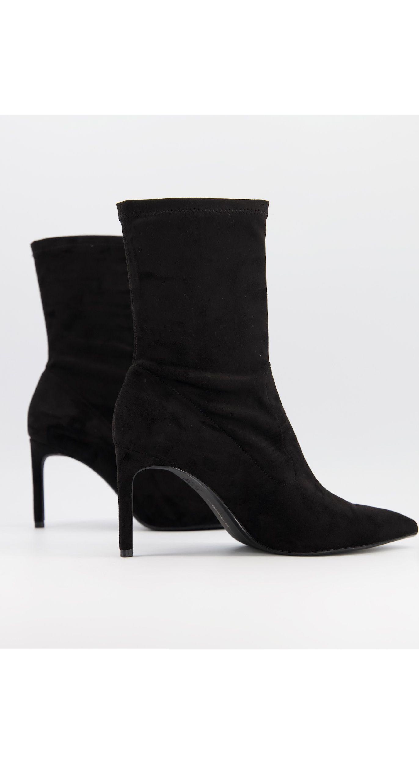 sock boots thin heel