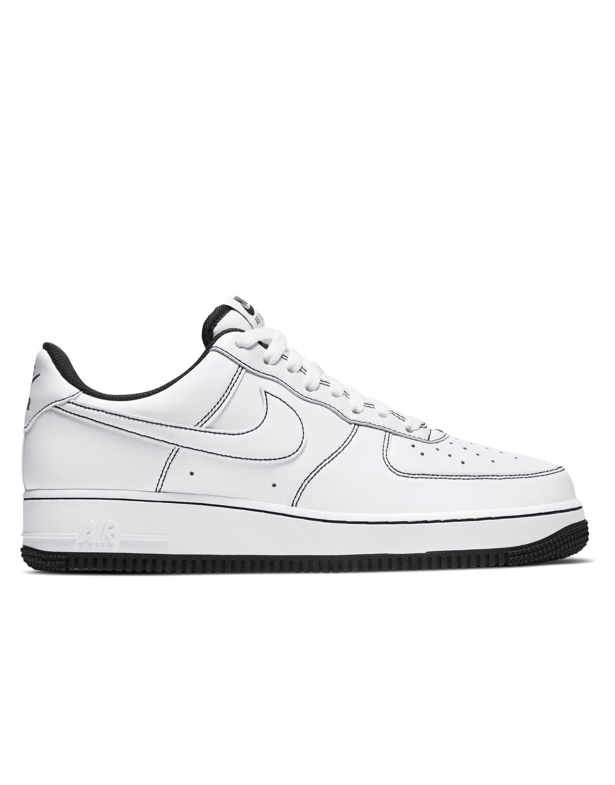 Nike Rubber Air Force 1 '07 Stitch Trainers in White for Men | Lyst UK