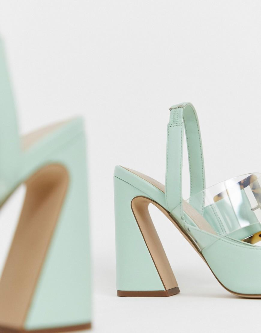 mint block heels