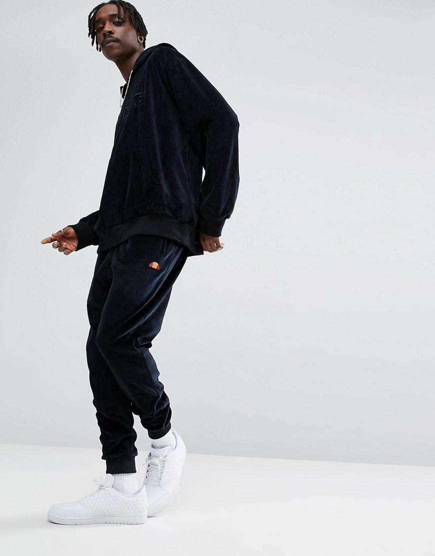 Ellesse Synthetic Velour Joggers In 