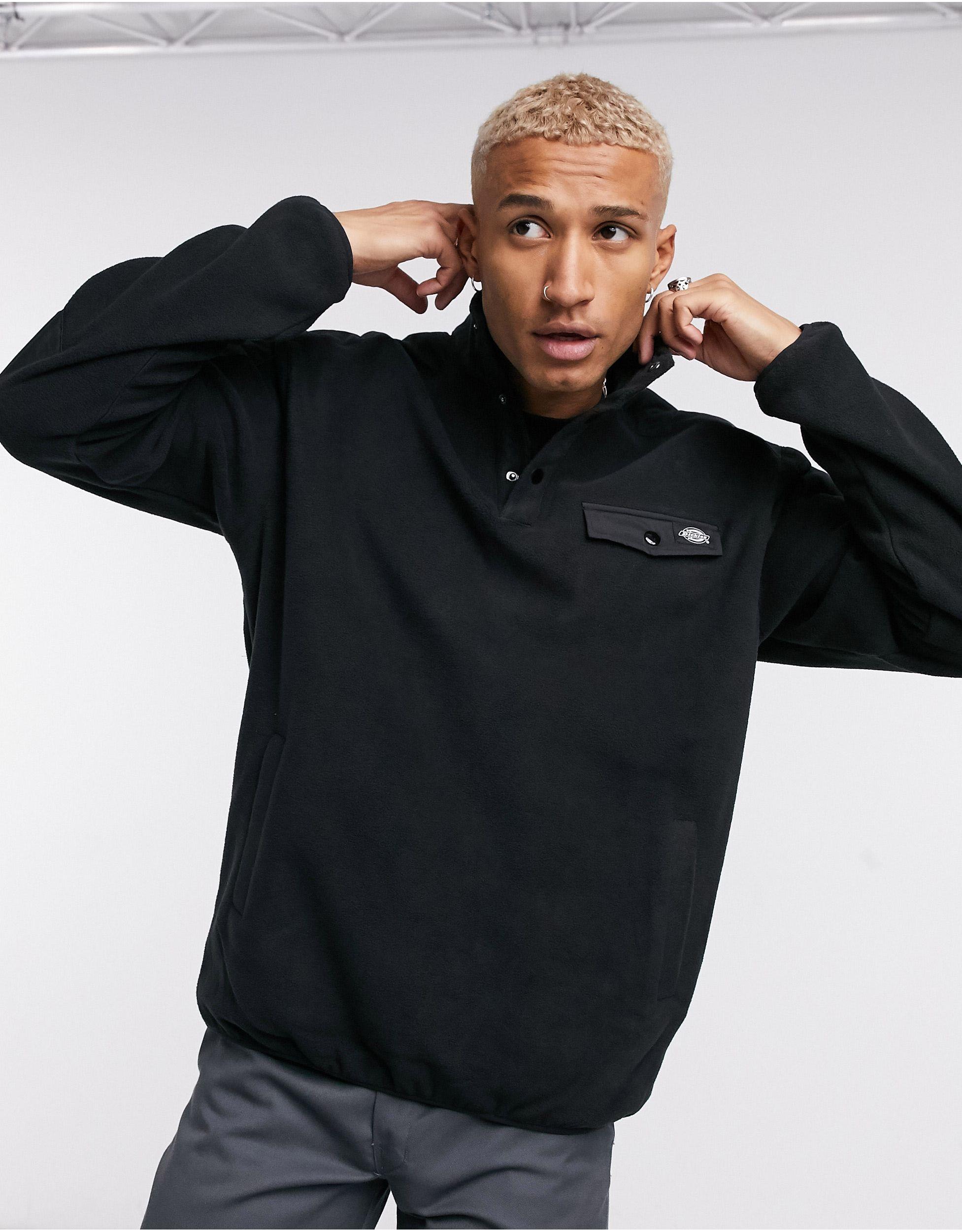 Dickies Port Allen Fleece in Black for 