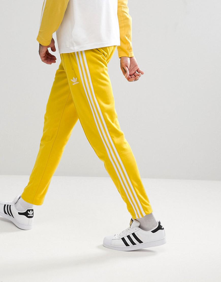 yellow adidas joggers