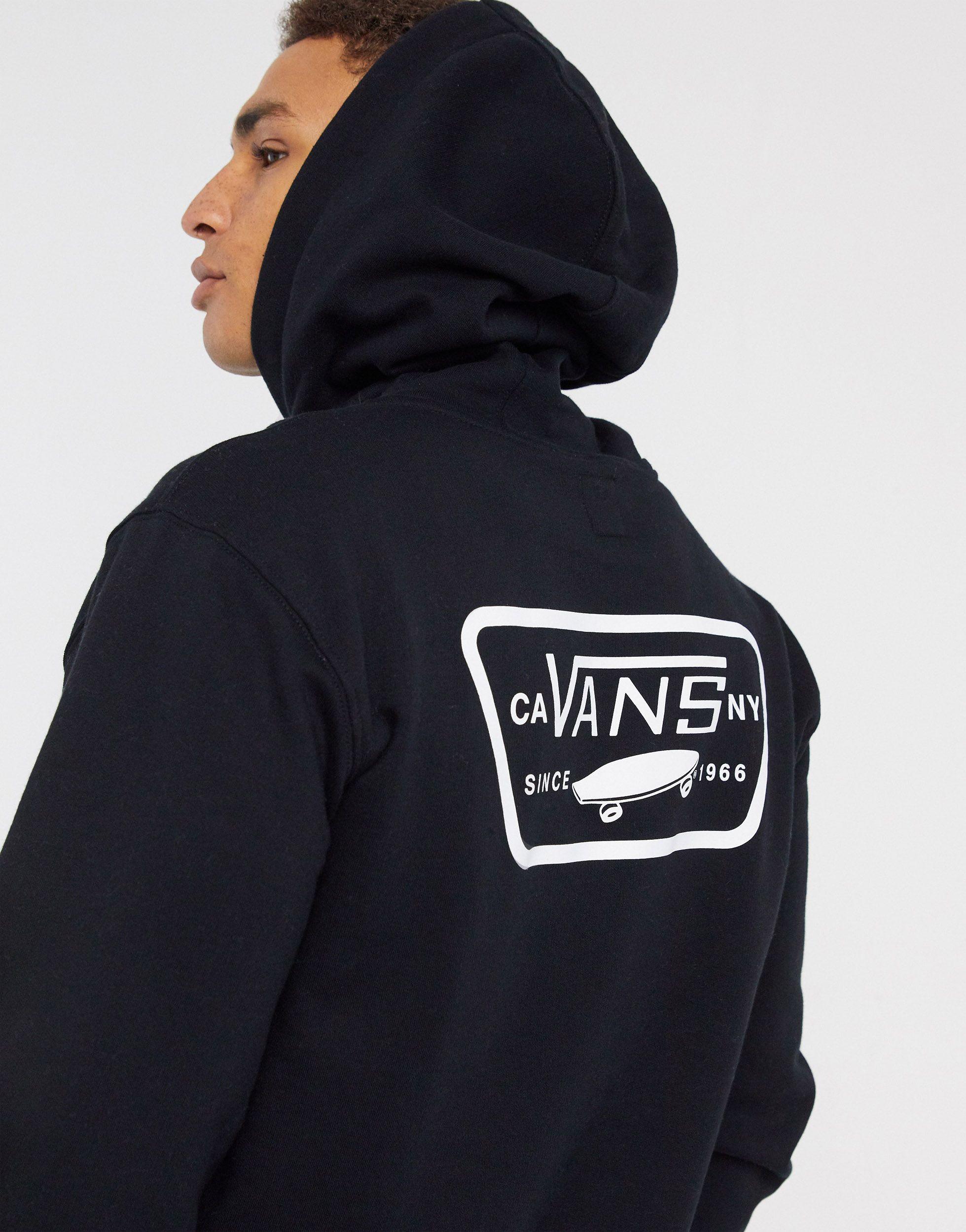 vans full patched pullover hoodie - studytours.cl
