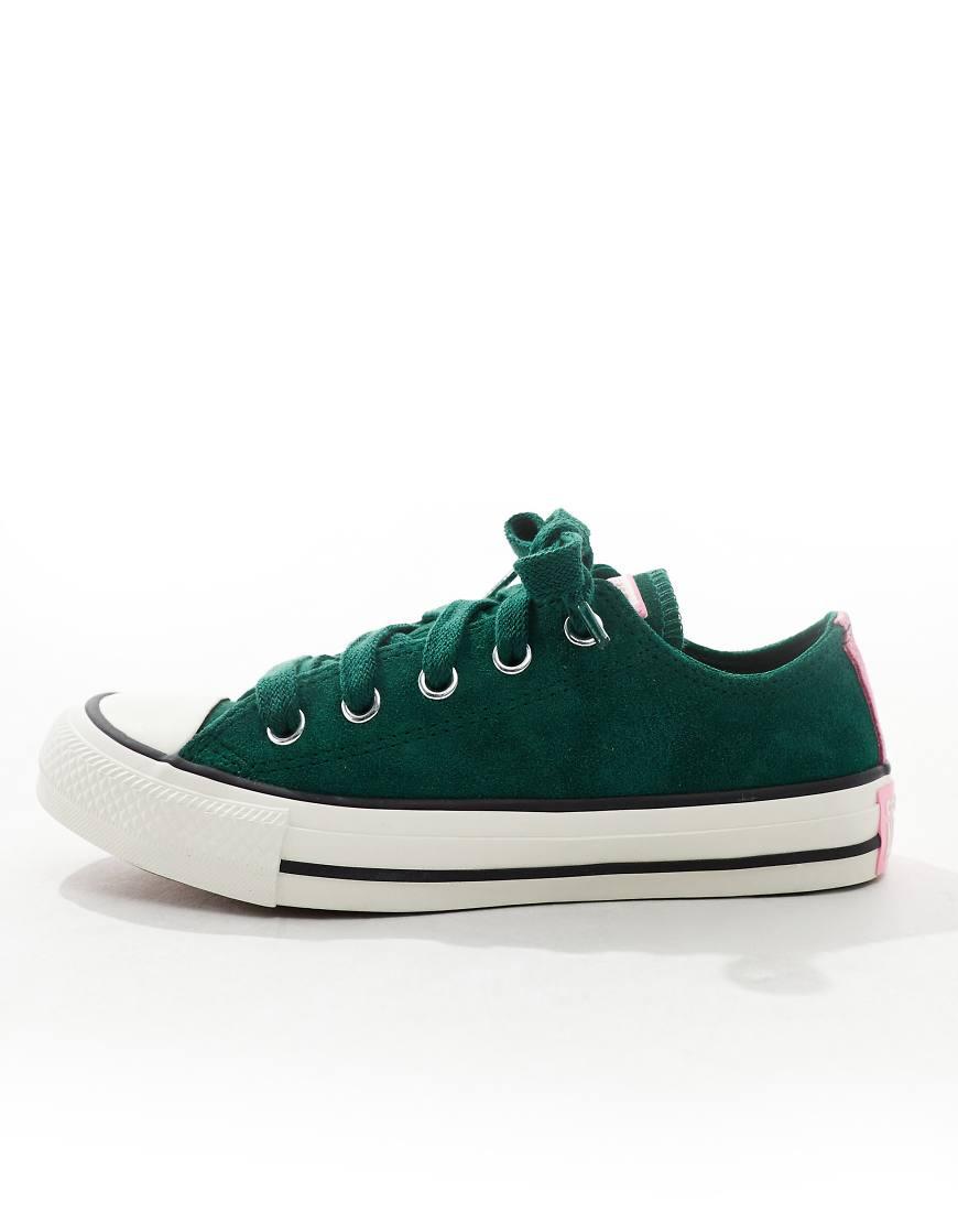 Converse Chuck Taylor All Star Ox Trainers in Green Lyst UK