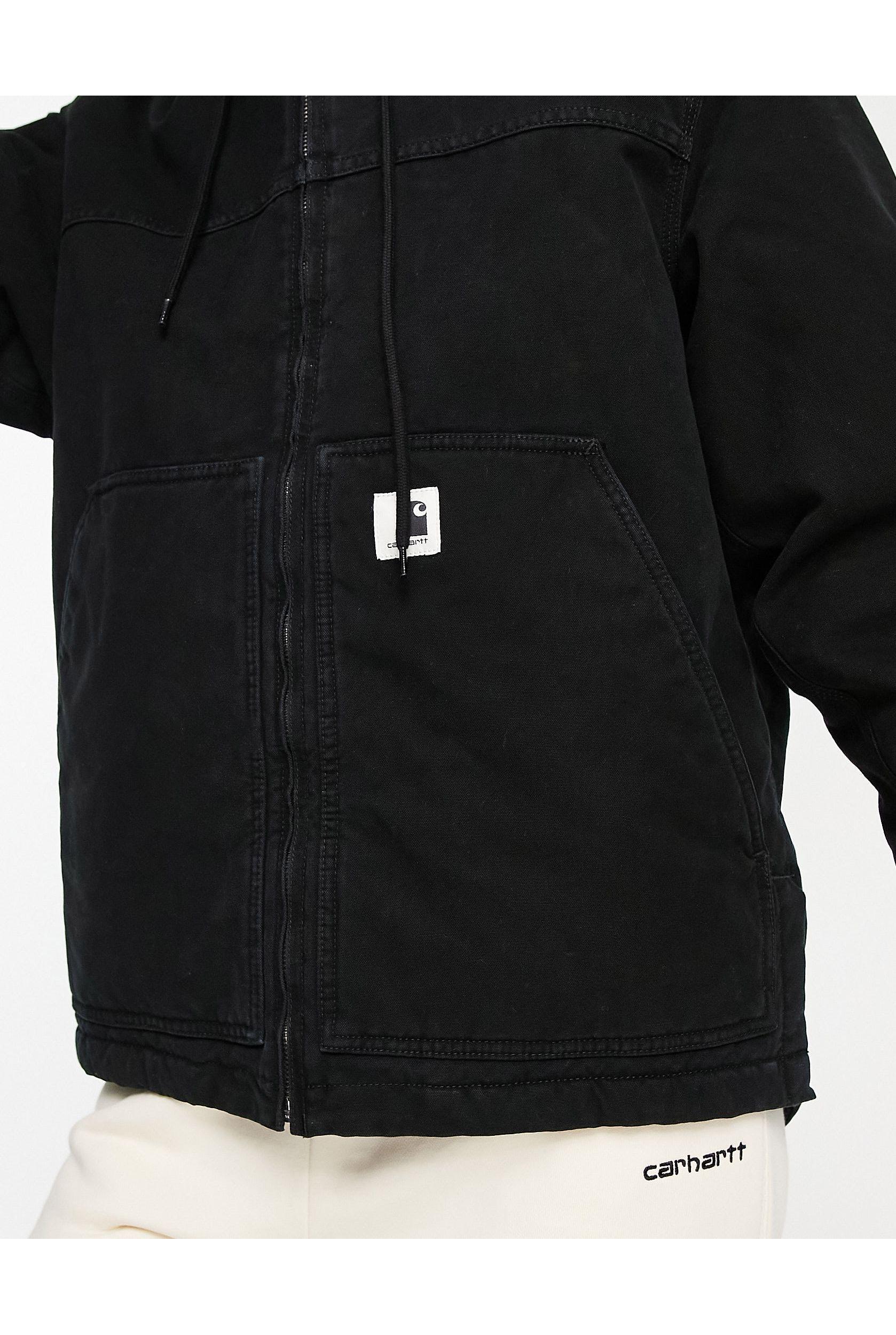 Carhartt Oversized Boyfriend Padded Jacket With Fluffy Hood in Black Lyst UK